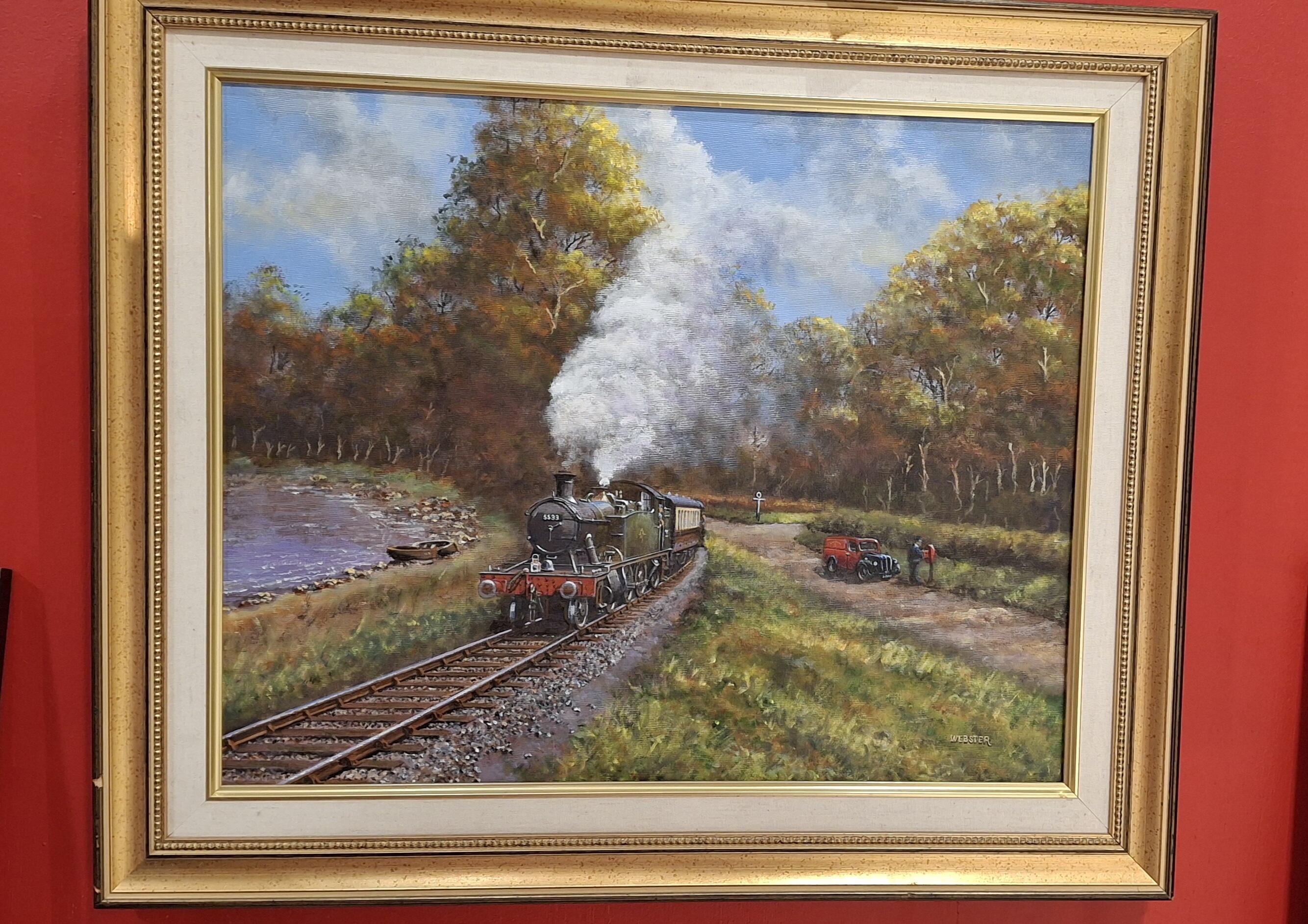 Moors Water - Oil Painting by Peter Webster