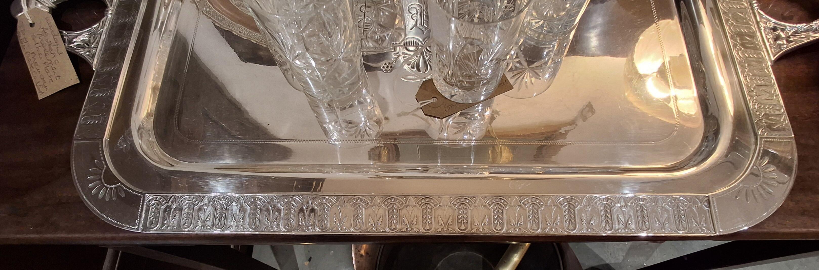 Set of 6 Vintage Cut Glass Tumblers