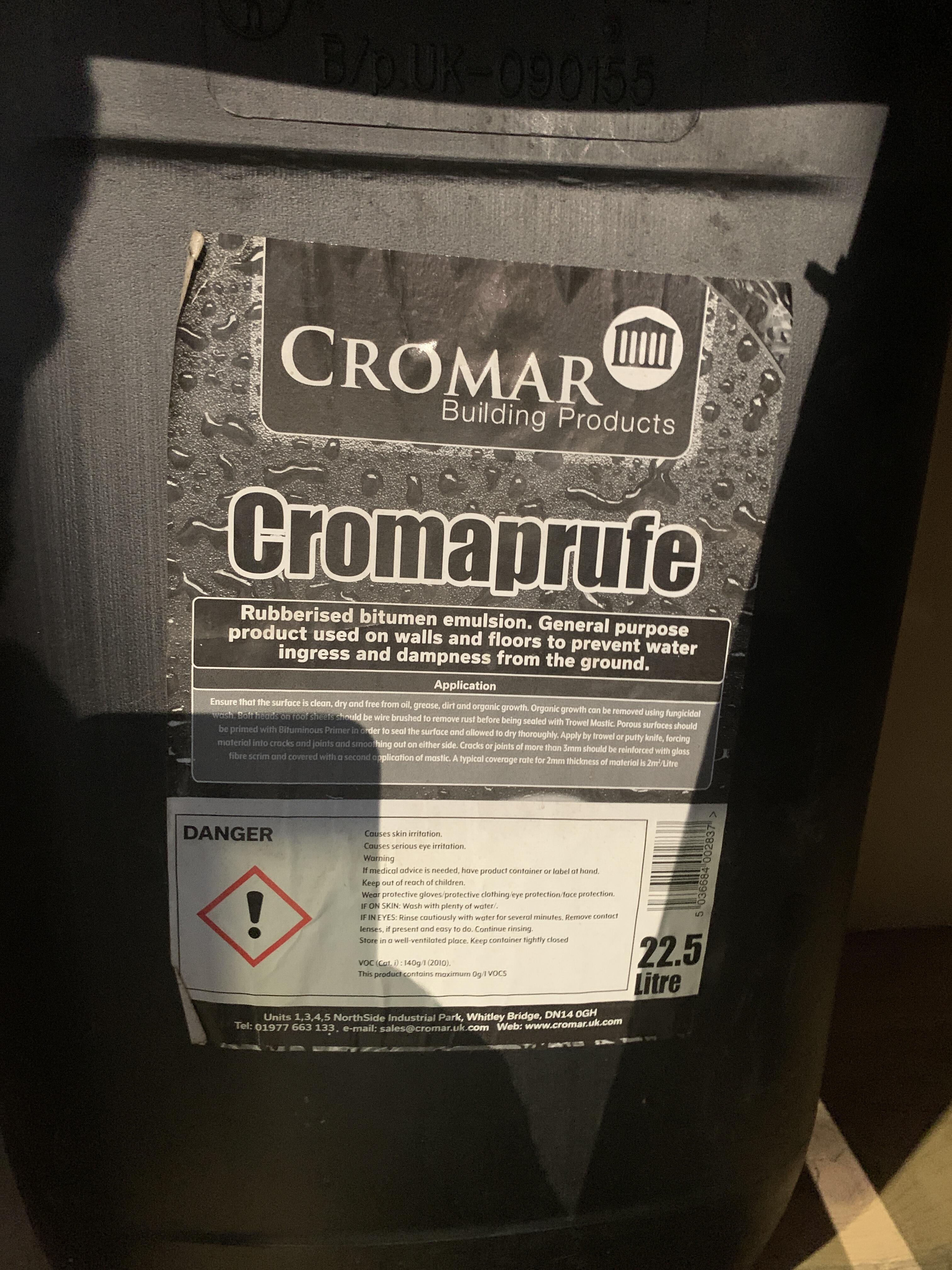 Cromaprufe Bitumen Emulsion 22.5L