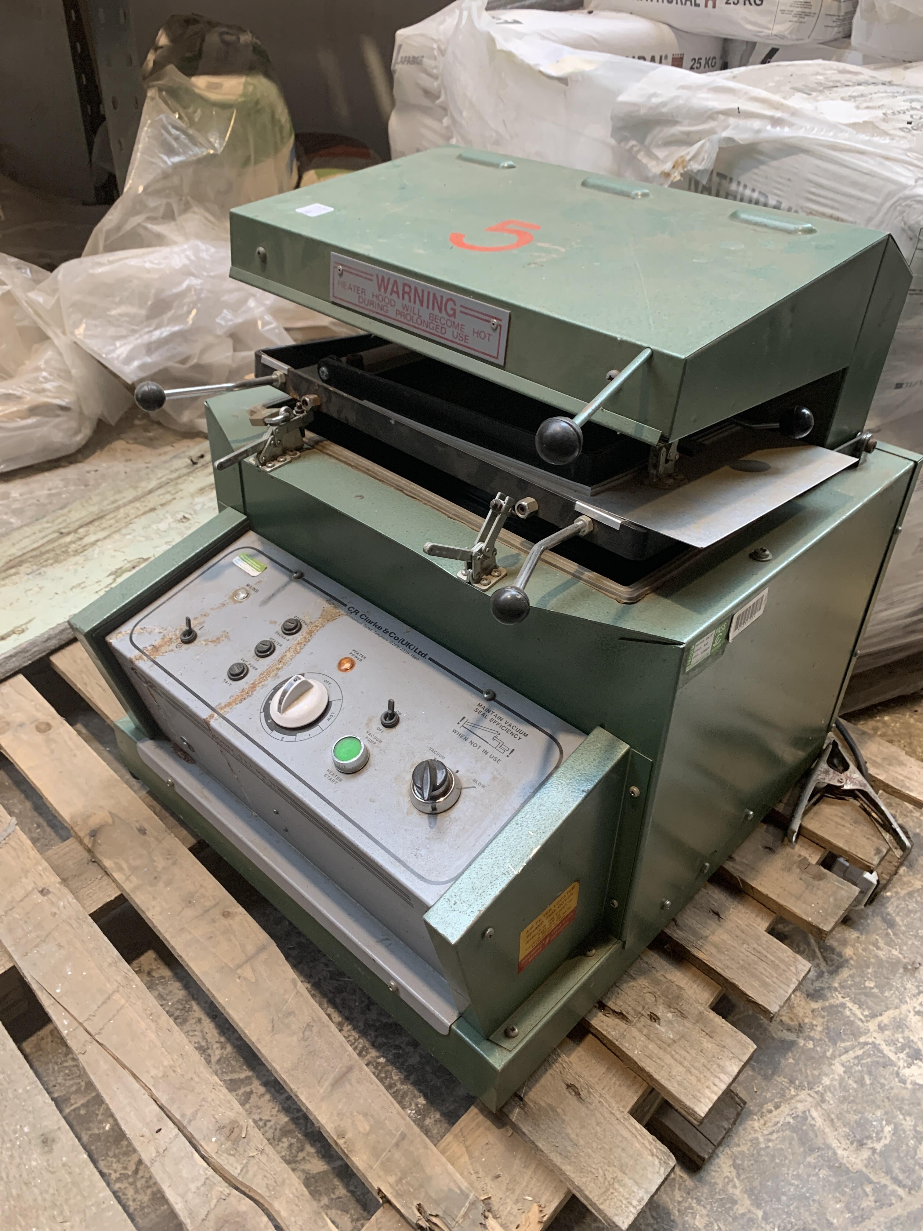 CR-Clarke 917 Vacuum Forming Machine - Untested