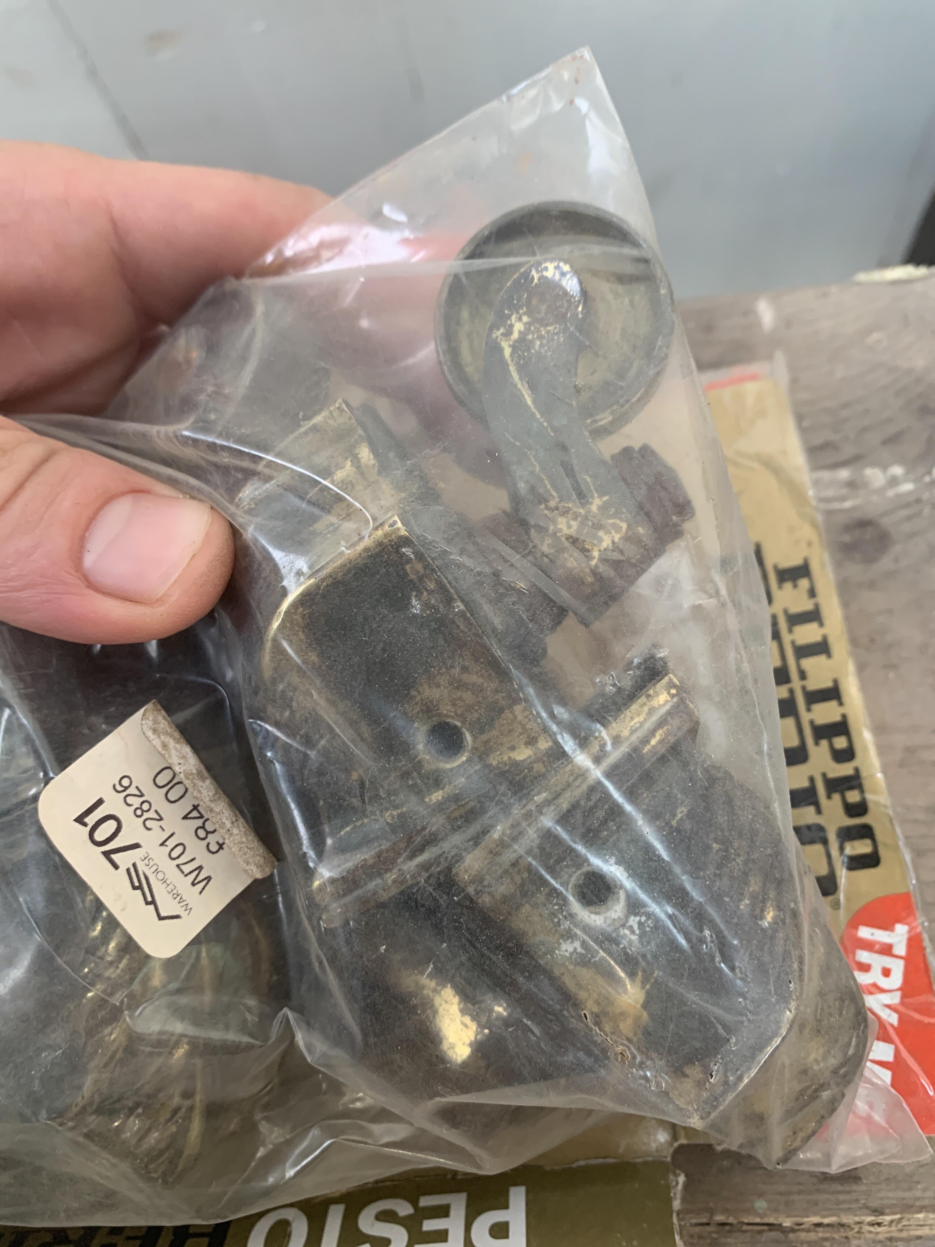 Set of 6 Vintage Brass Claw Castors