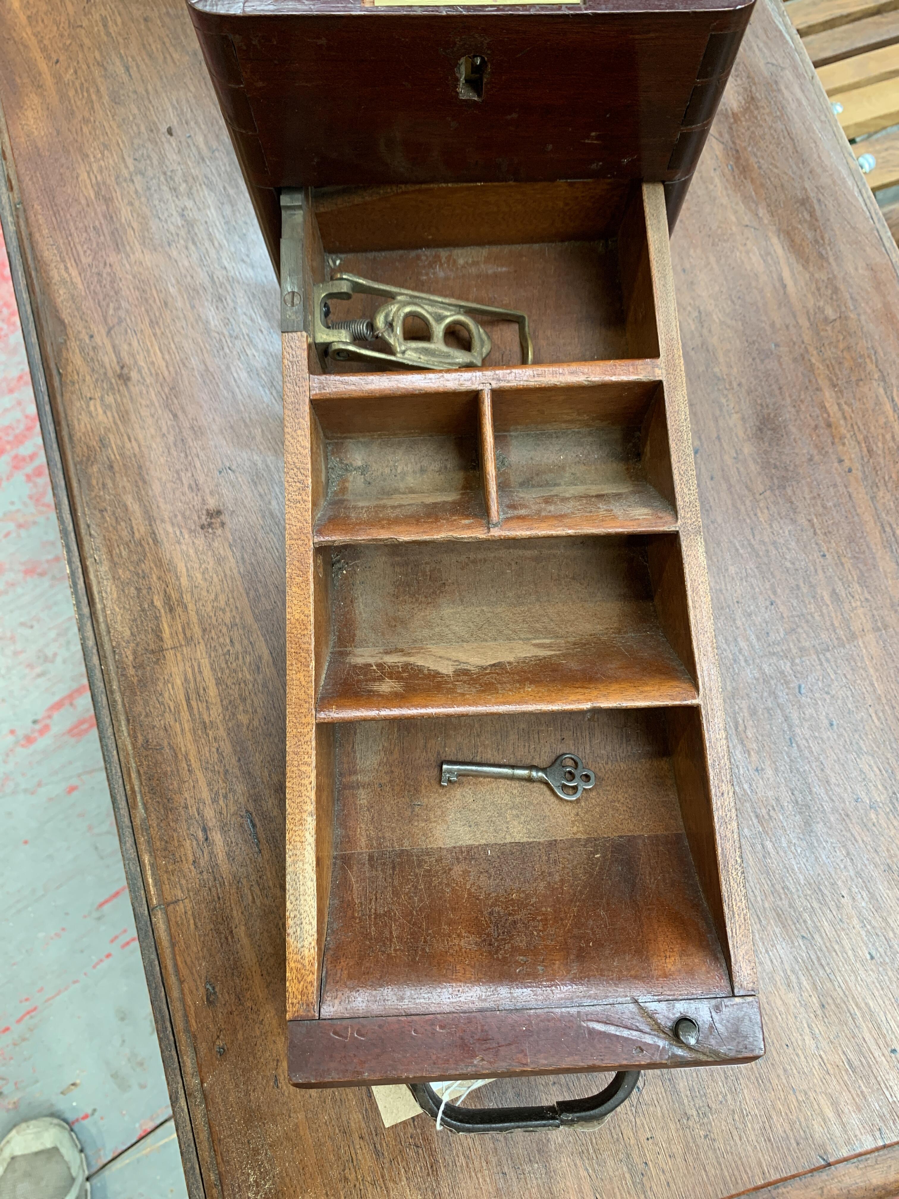 Antique O'Brien's Patent Mahogany Shop Till