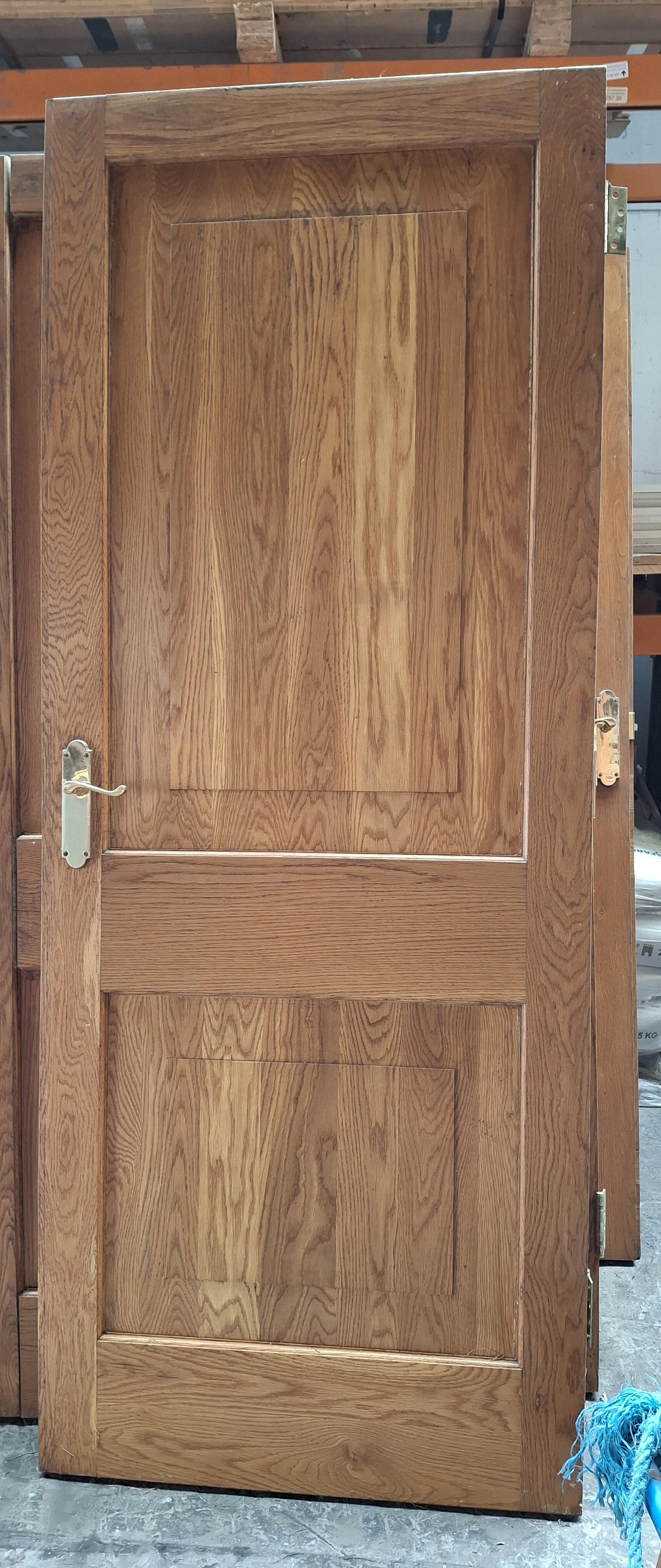 Solid Oak Doors with Bevelled Design