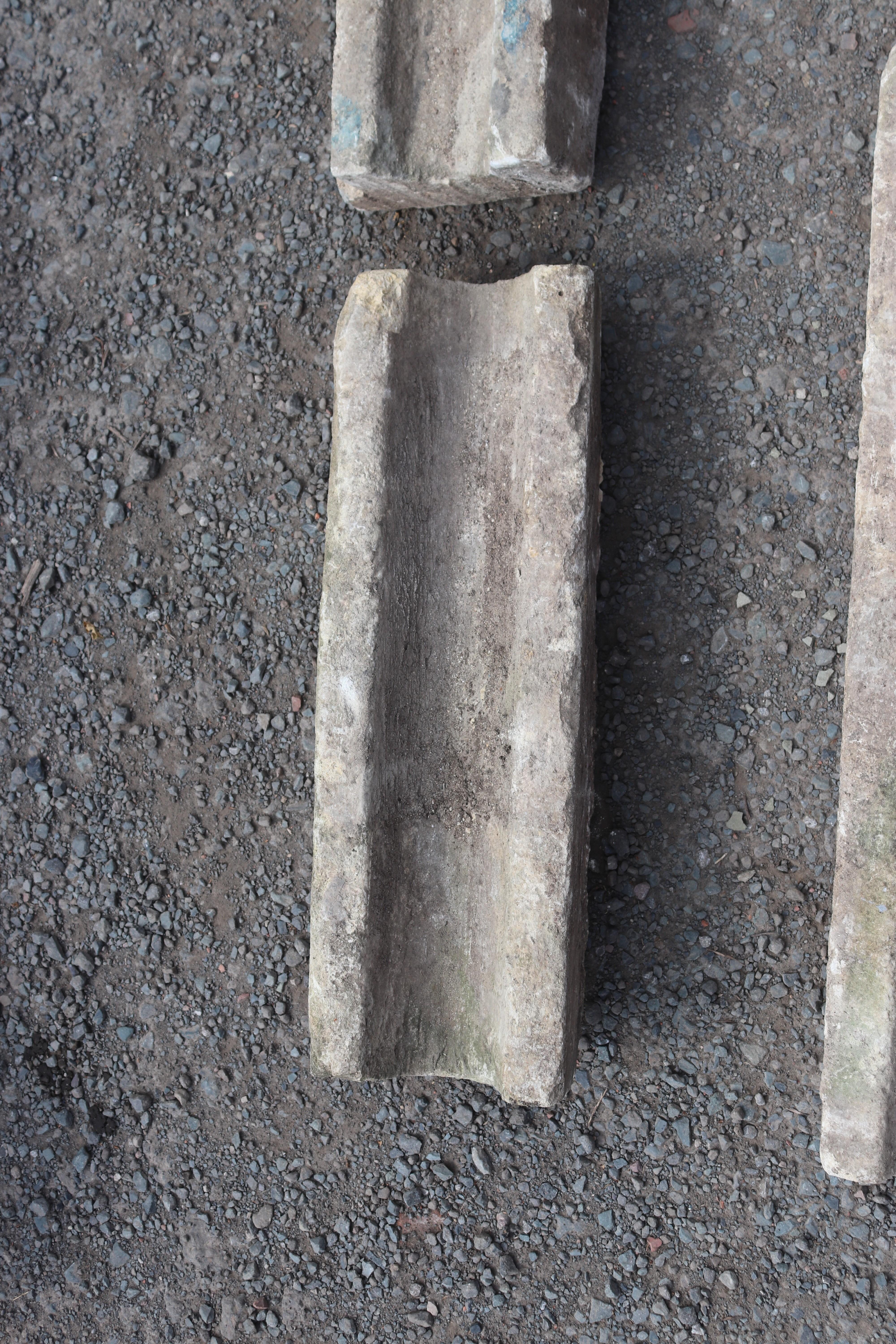Limestone drainage channel