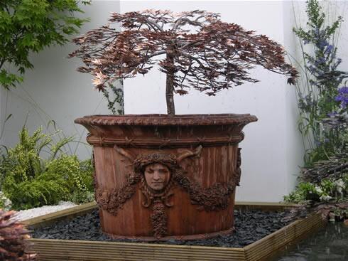 Copper Acer Tree Water Feature