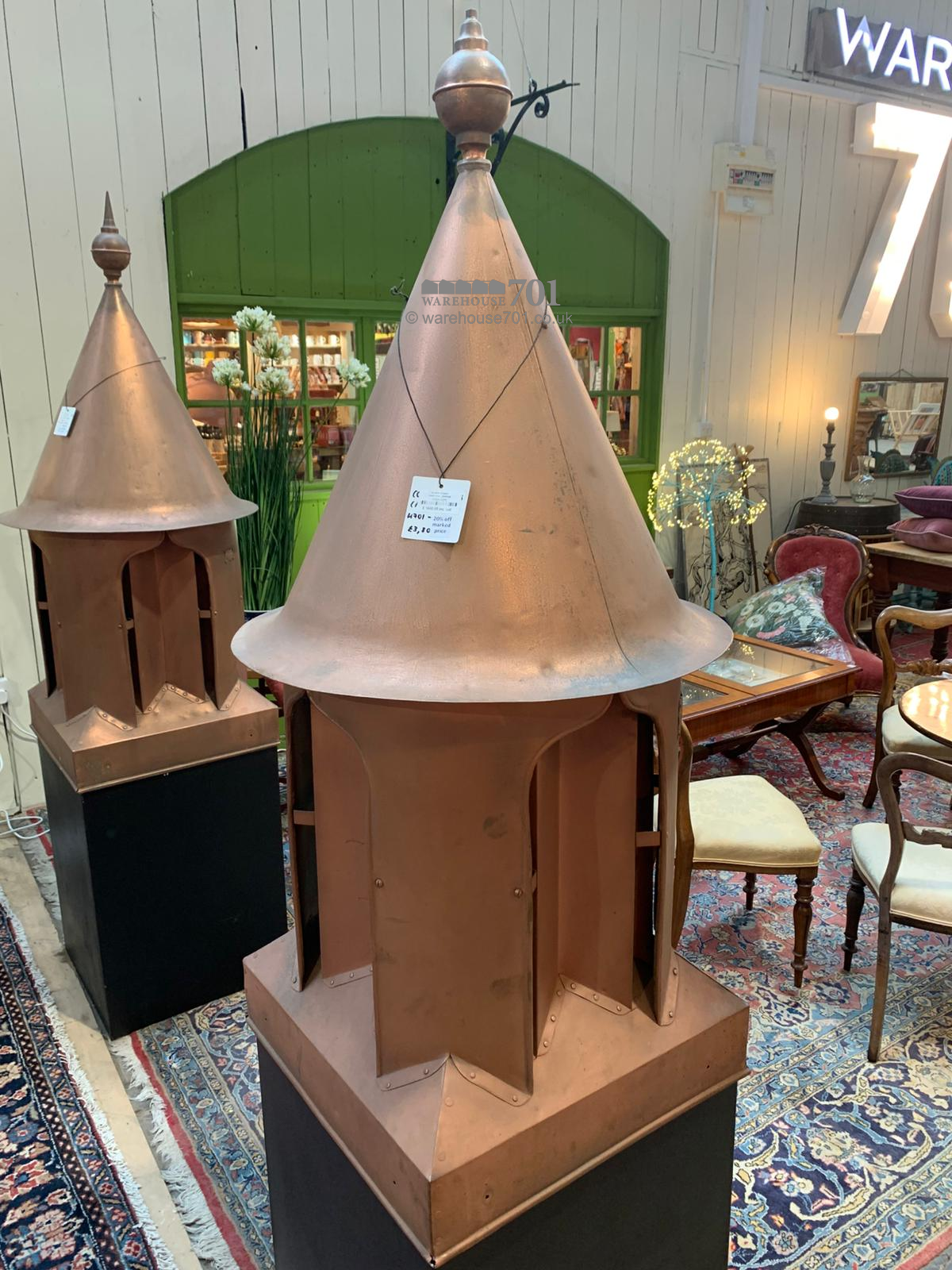 Antique Ewarts & Son Copper Roof Ventilator