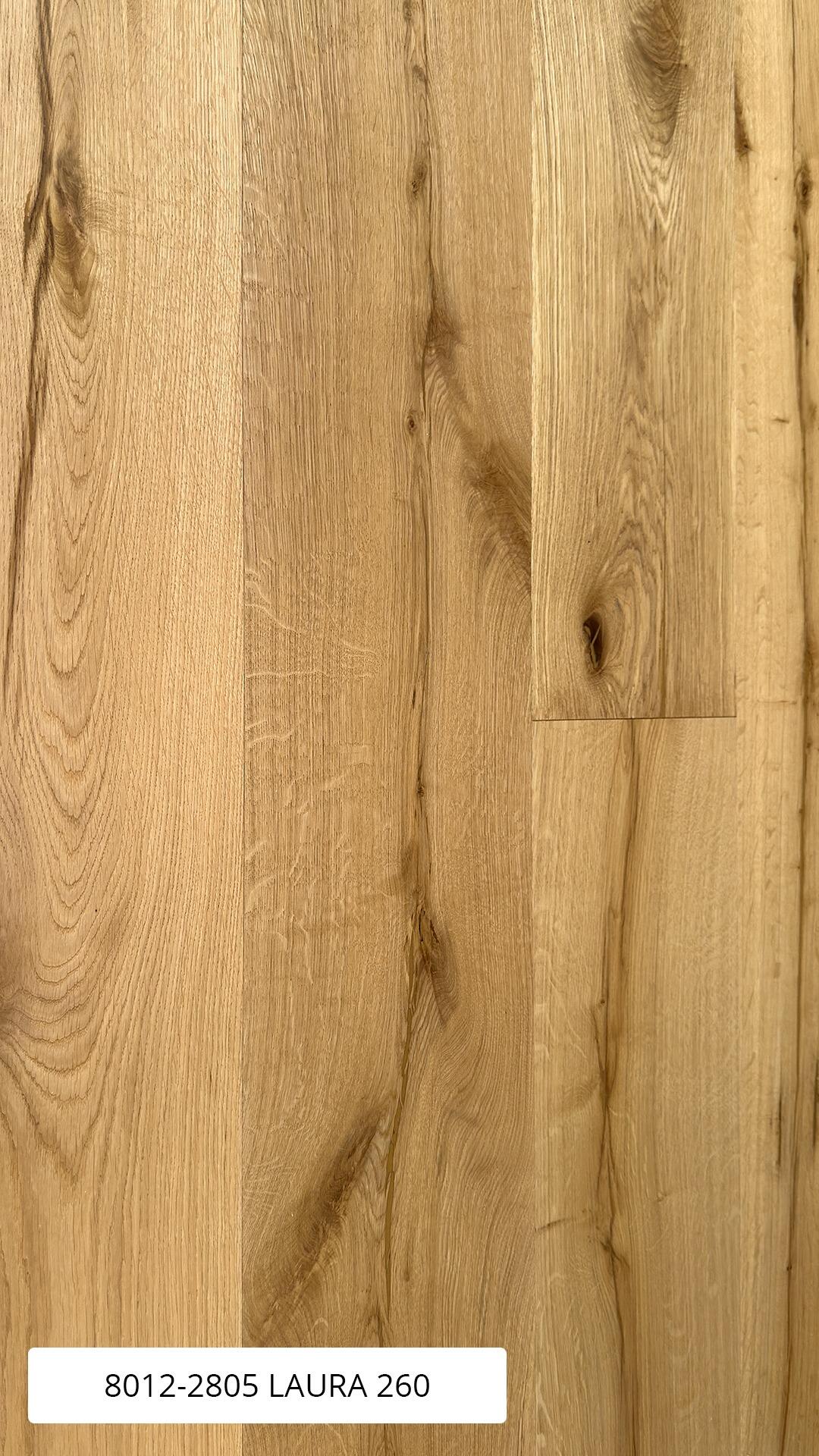 'Laura' Rustic Natural Engineered Oak Flooring