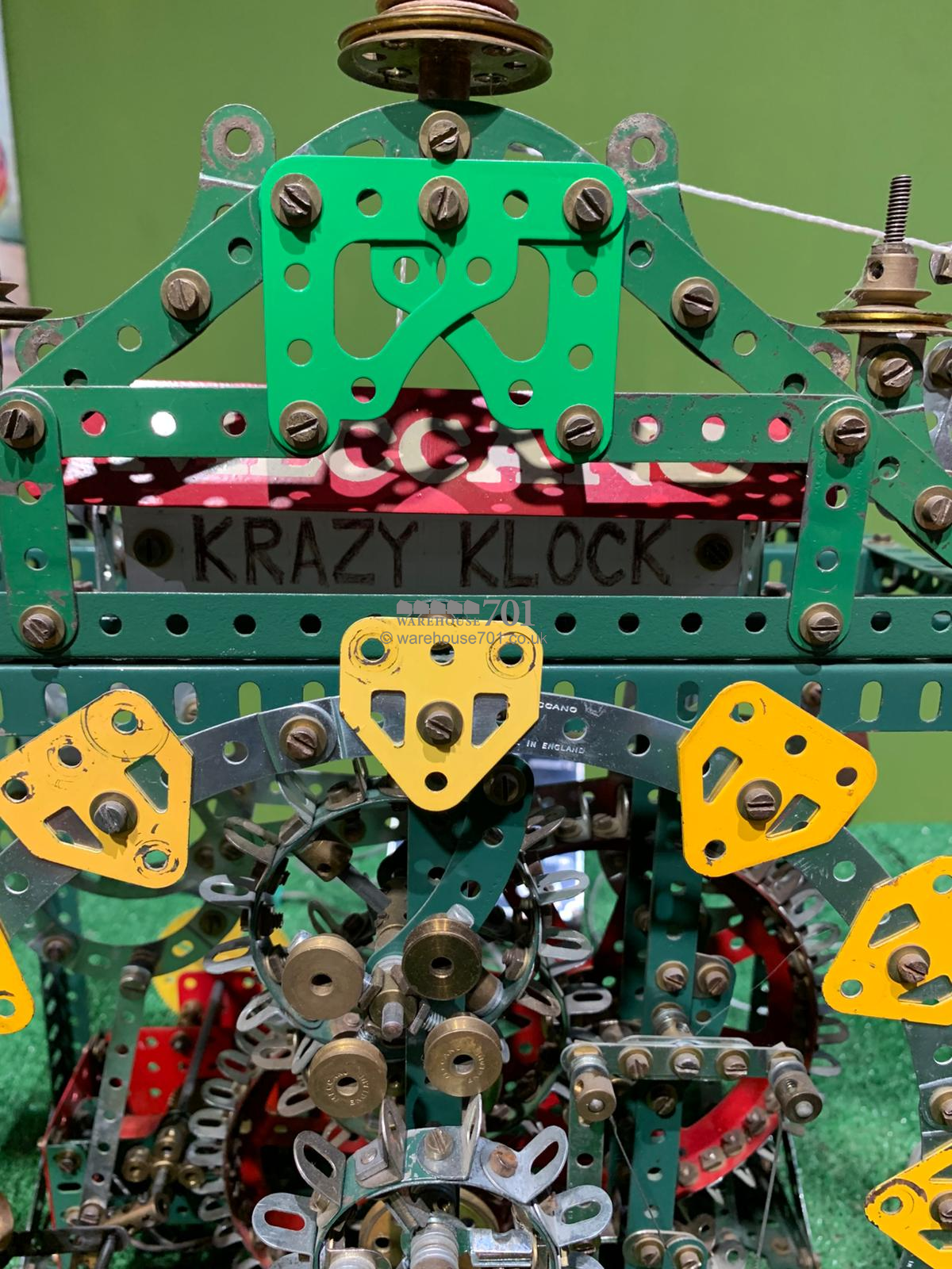 Meccano 'krazy klock'