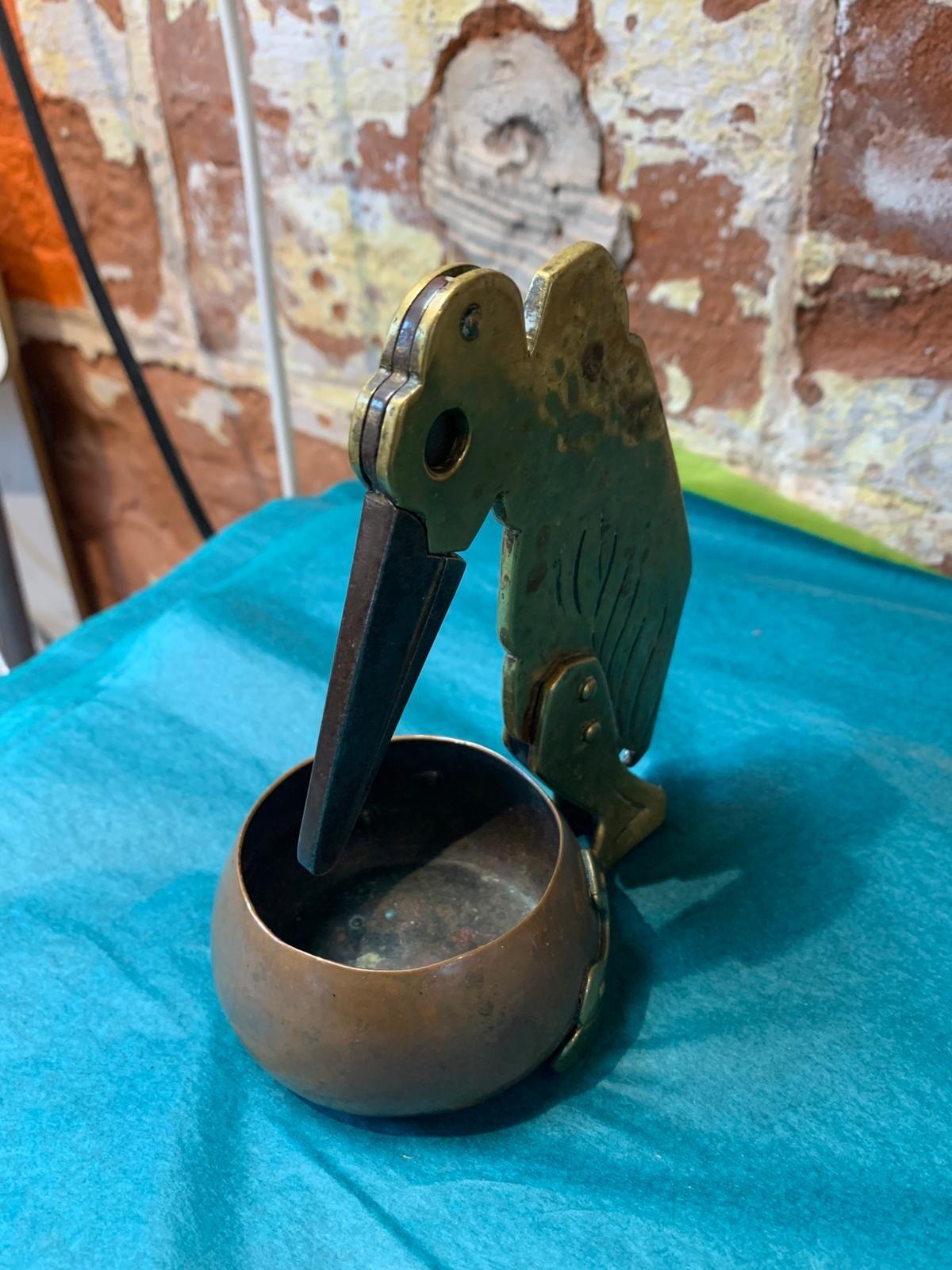 Antique Art Deco Bronze and copper cigar cutter