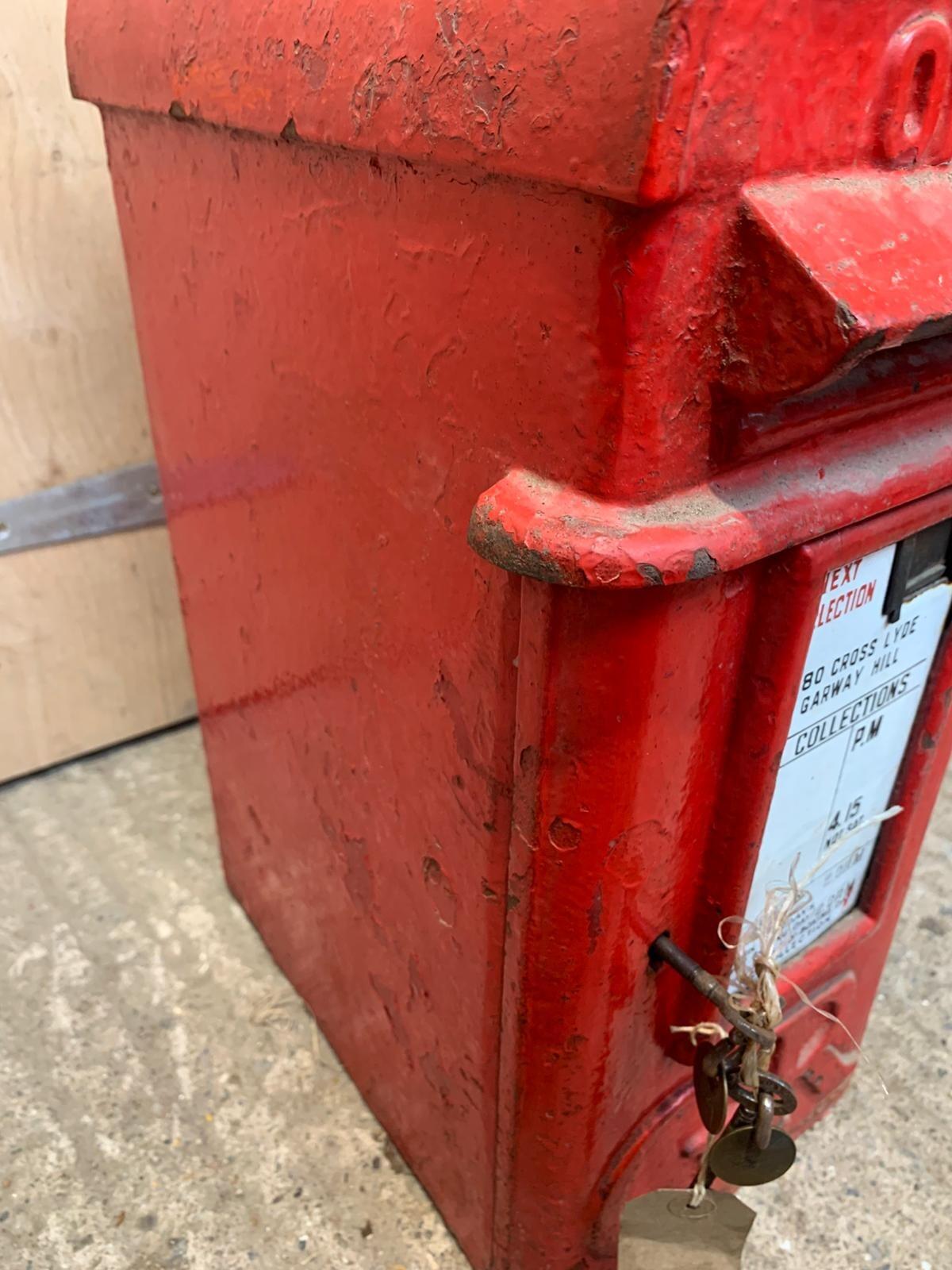 George V 'Hovis' Top Short door Post Box - LB210 Garway Hill Herefordshire