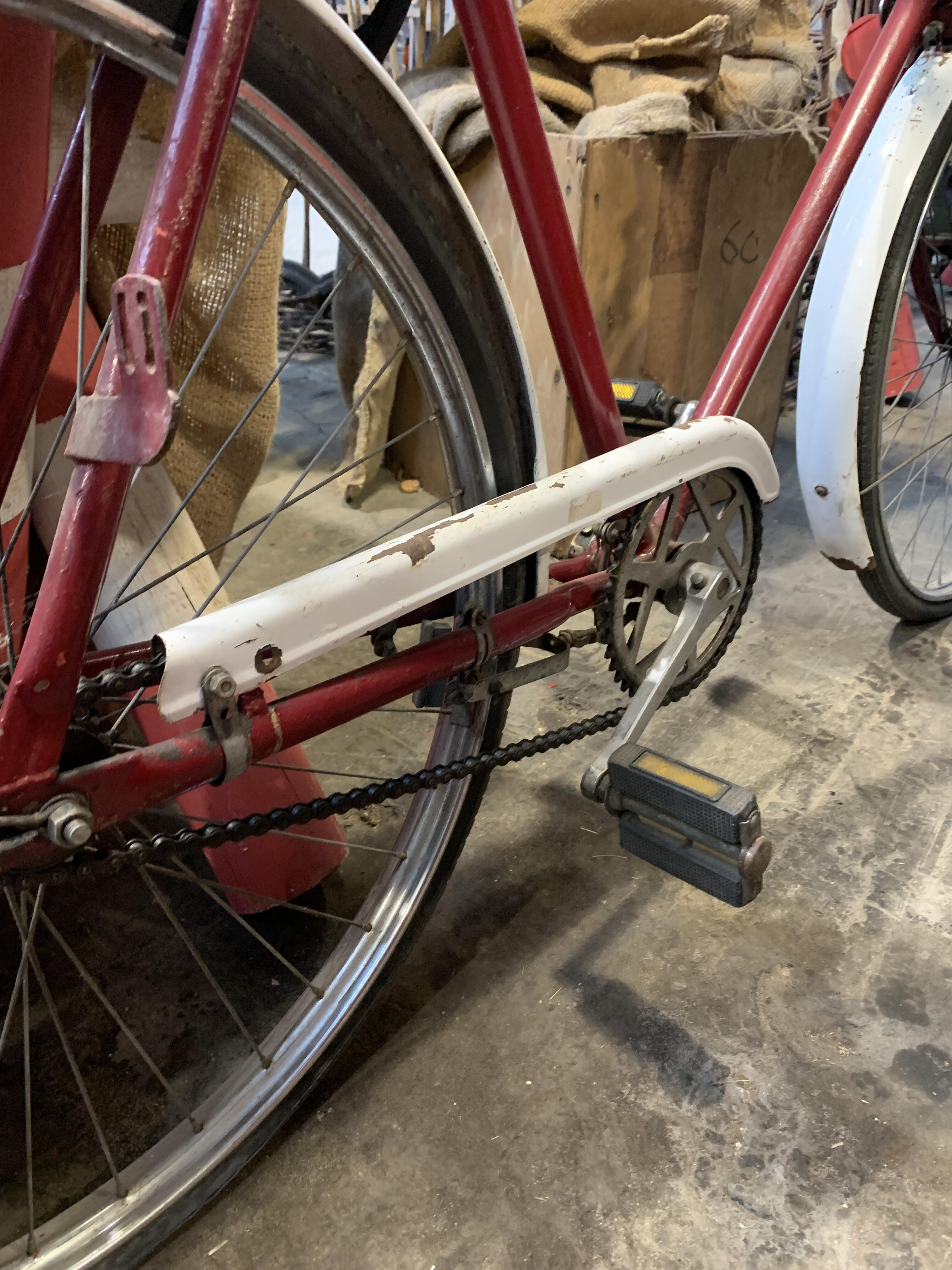 1950/60s Postman's Bicycle with Front Basket
