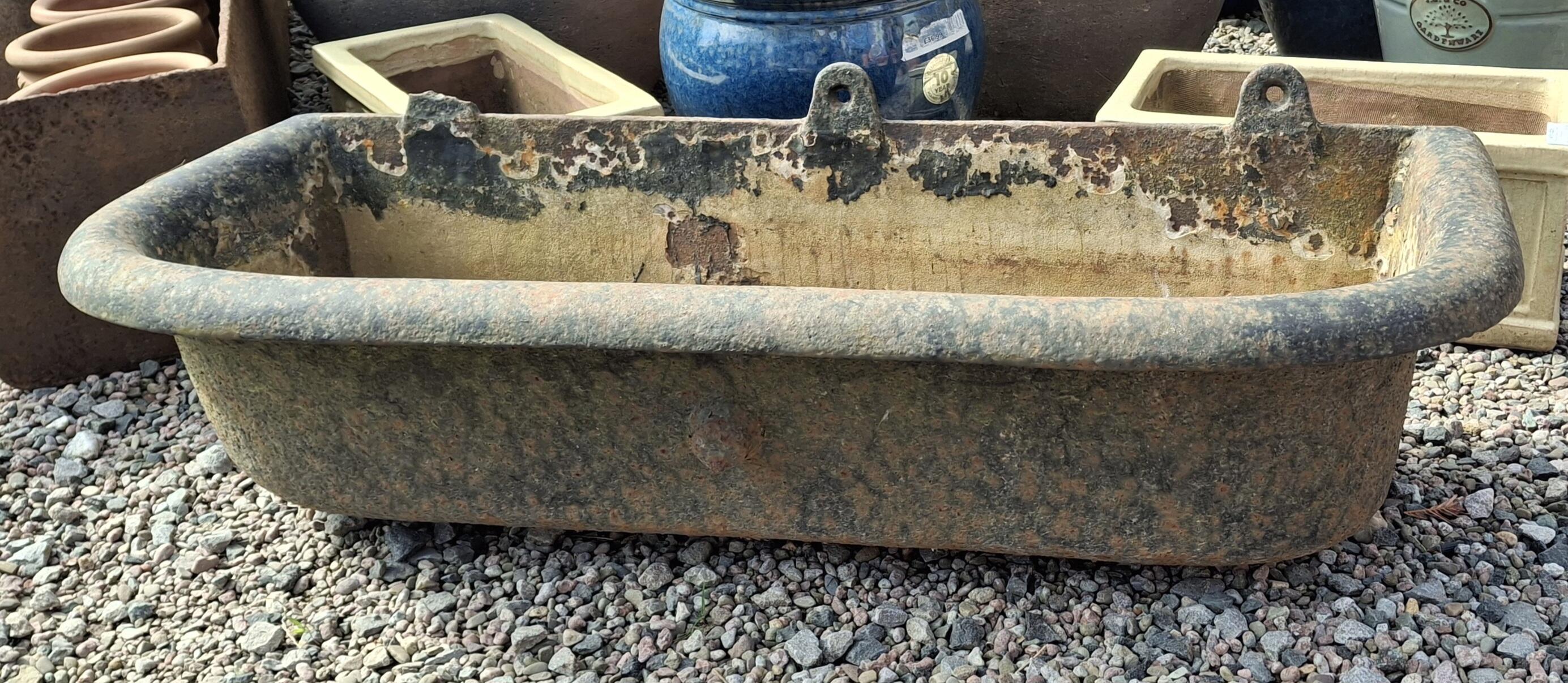 Vintage Cast Iron Feeder Trough