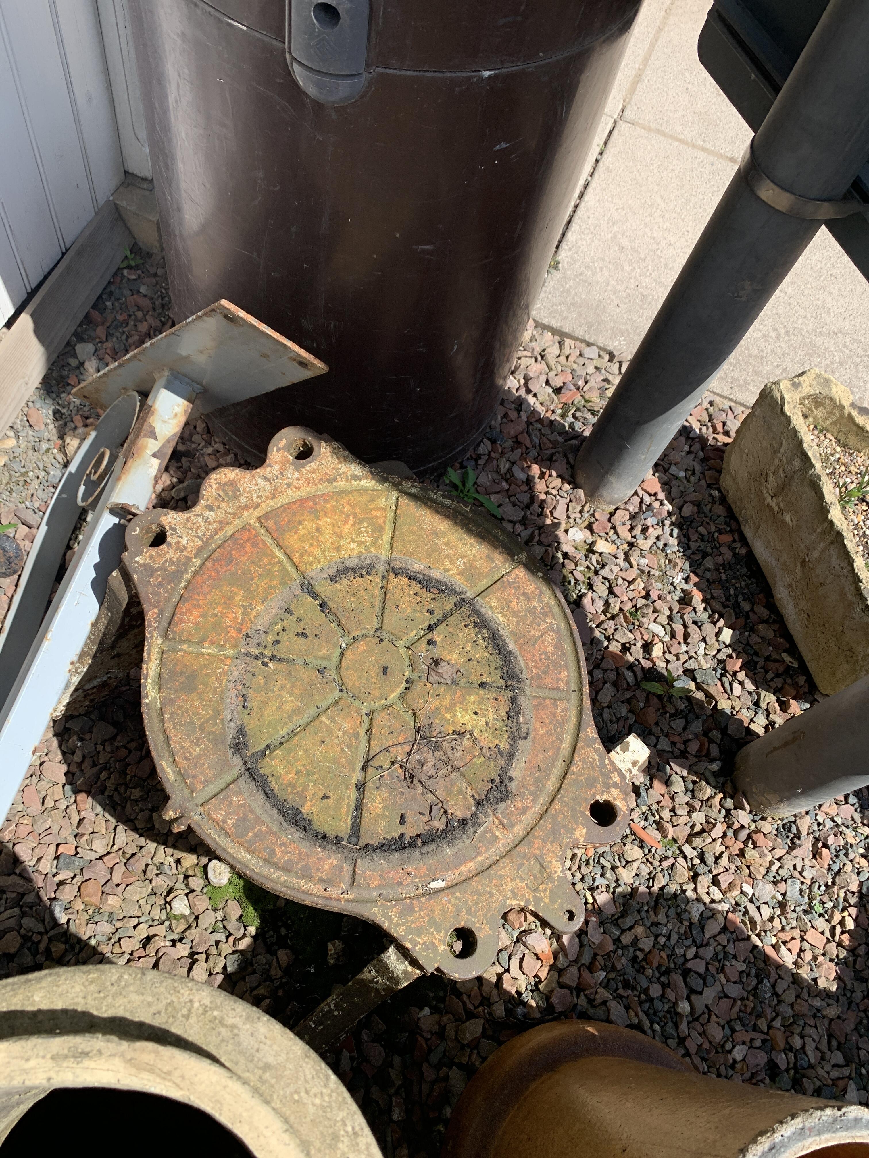Vintage Reclaimed Cheese Press Base