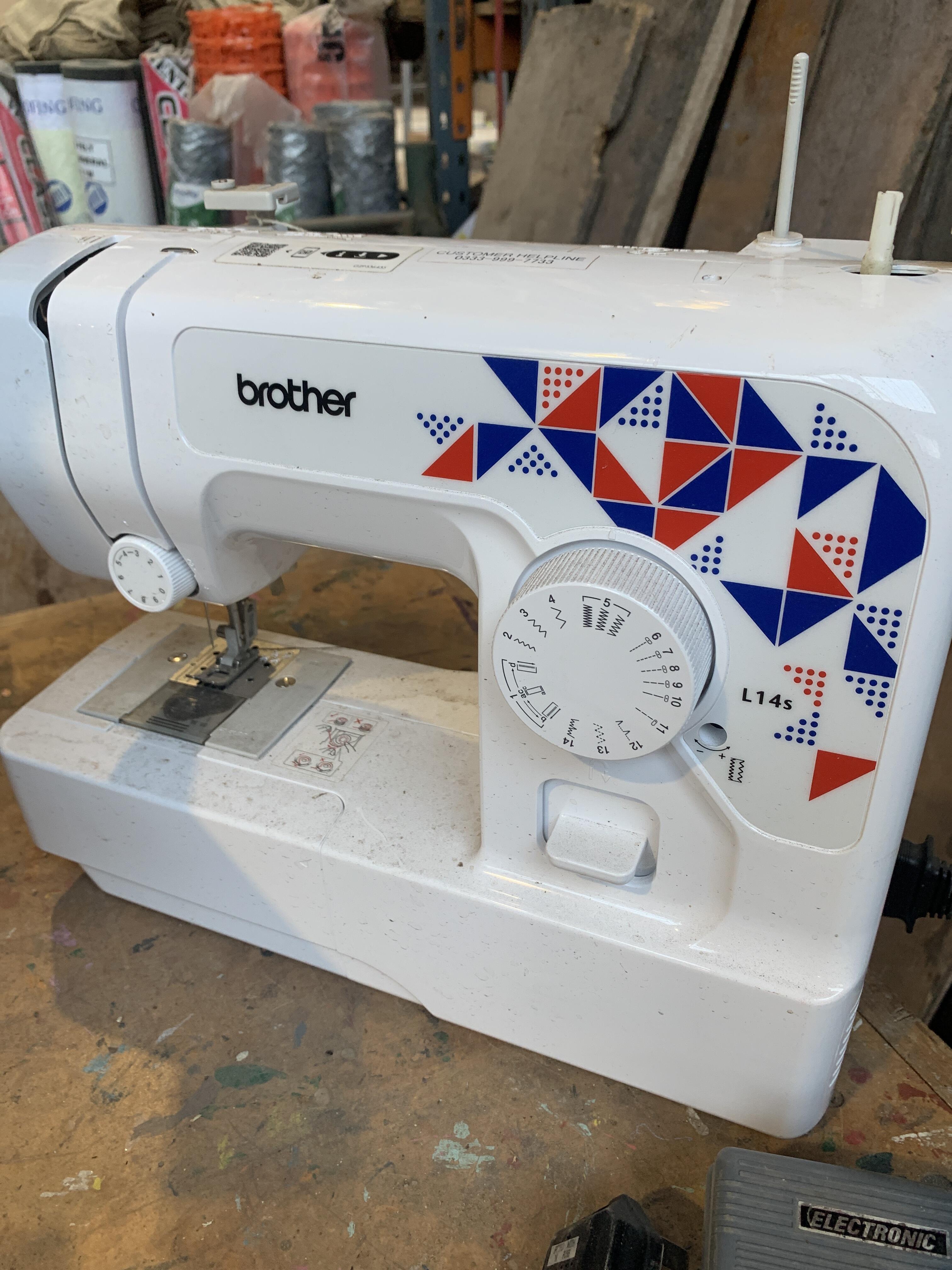 Brother L14S Sewing Machine - Untested