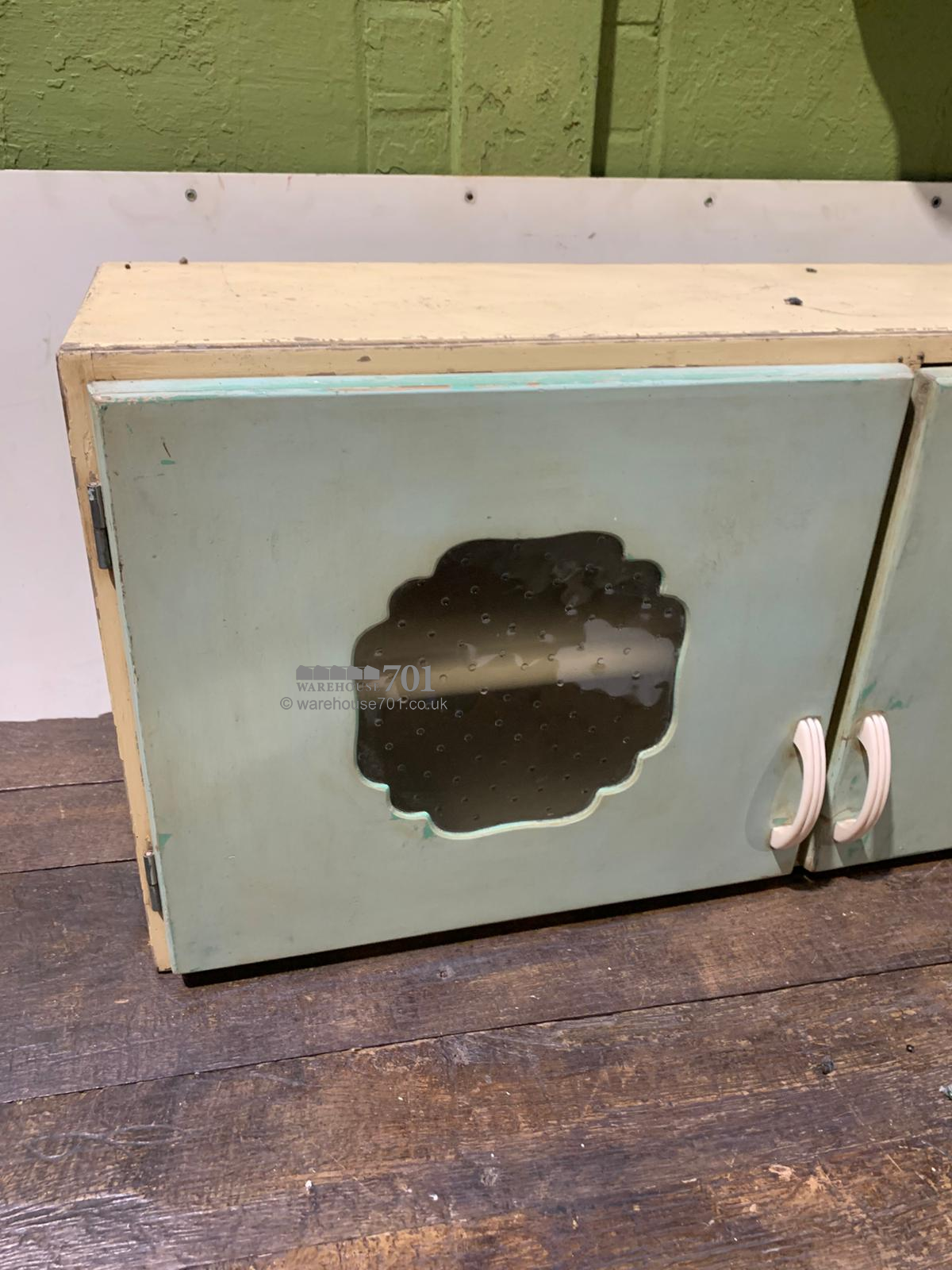 1950s wood kitchen cabinet - with original paint