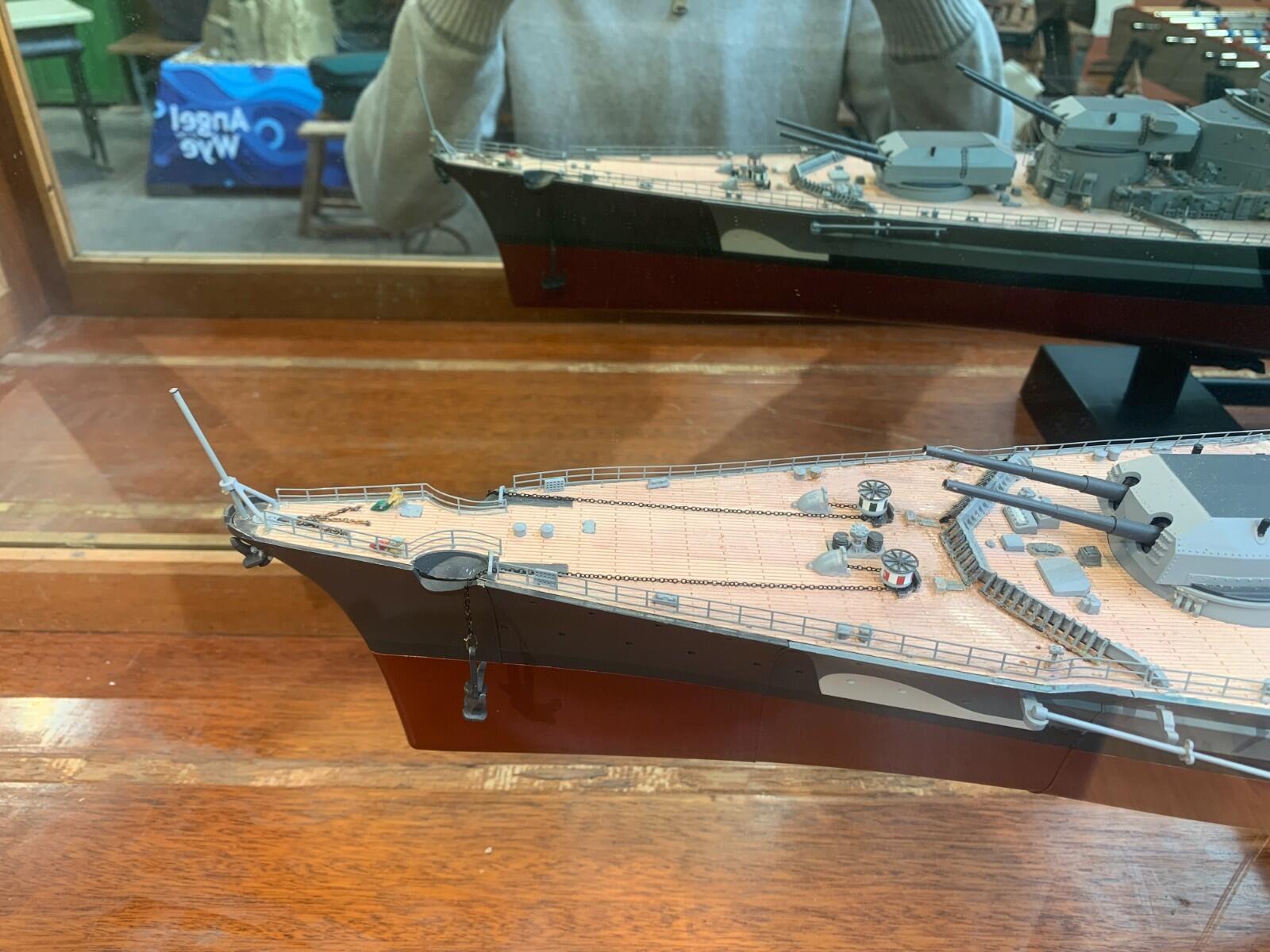 1/200 Bismarck model battle ship remote control