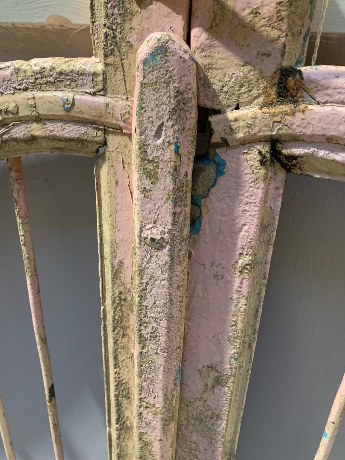 large pair of pink gates