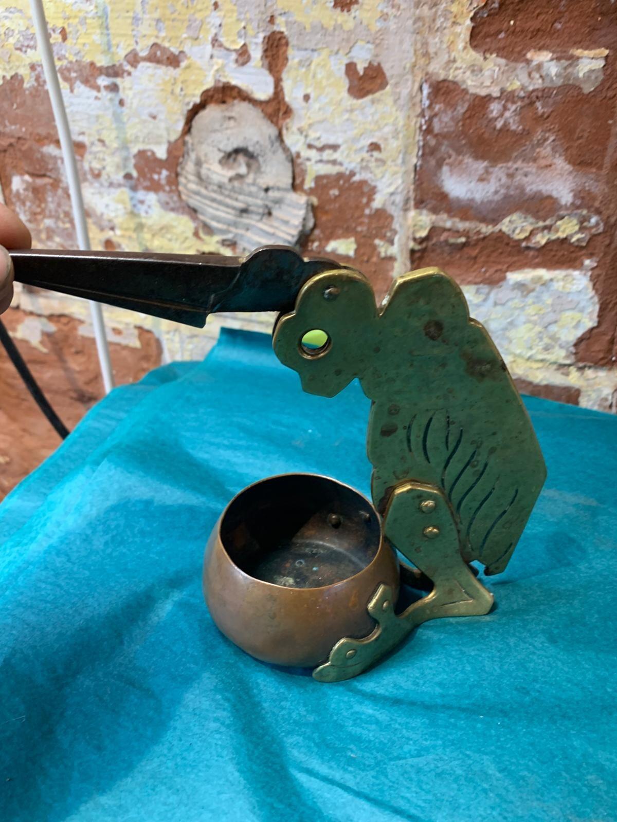 Antique Art Deco Bronze and copper cigar cutter