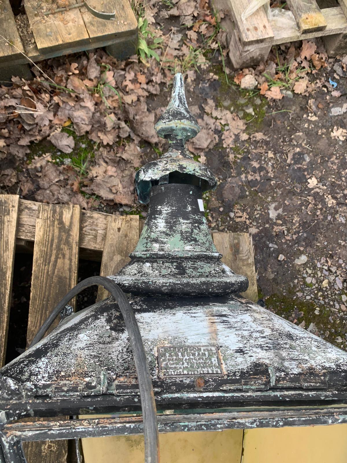 Antique Street Lamp And Post