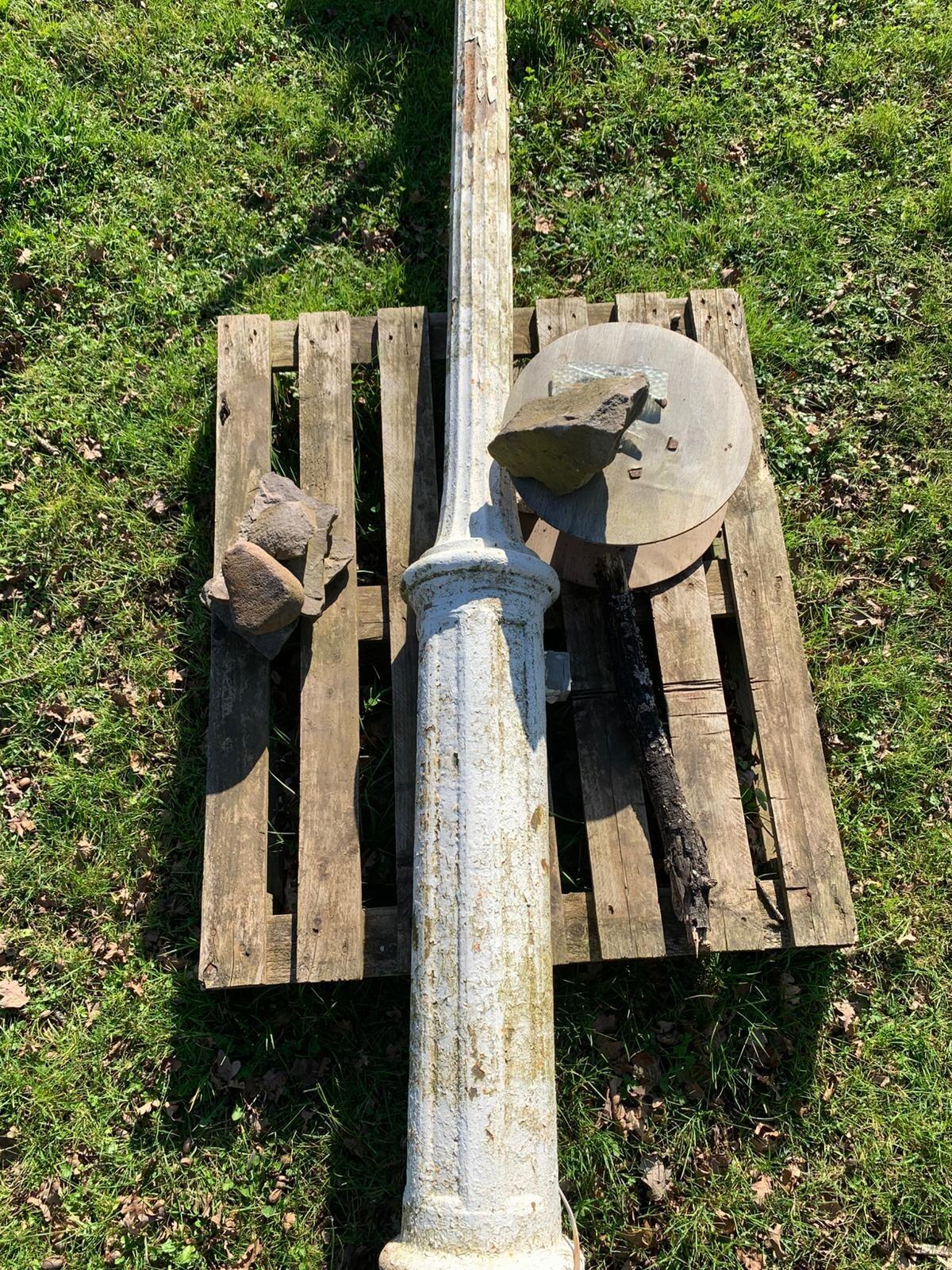 Antique Street Lamp And Post