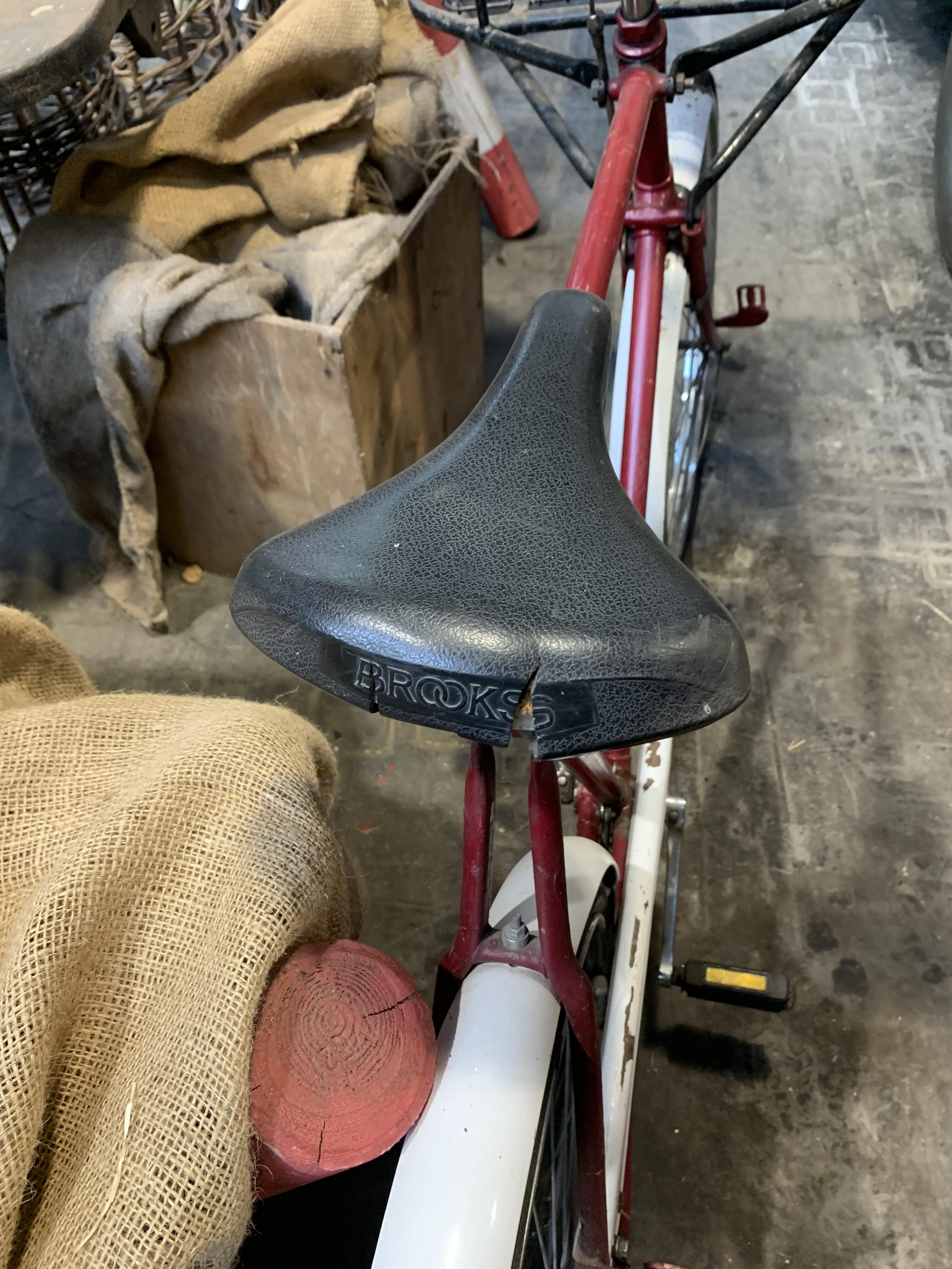 1950/60s Postman's Bicycle with Front Basket