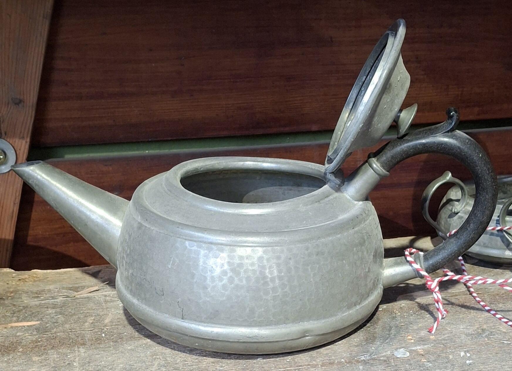 Vintage English Pewter Tea Set ND600