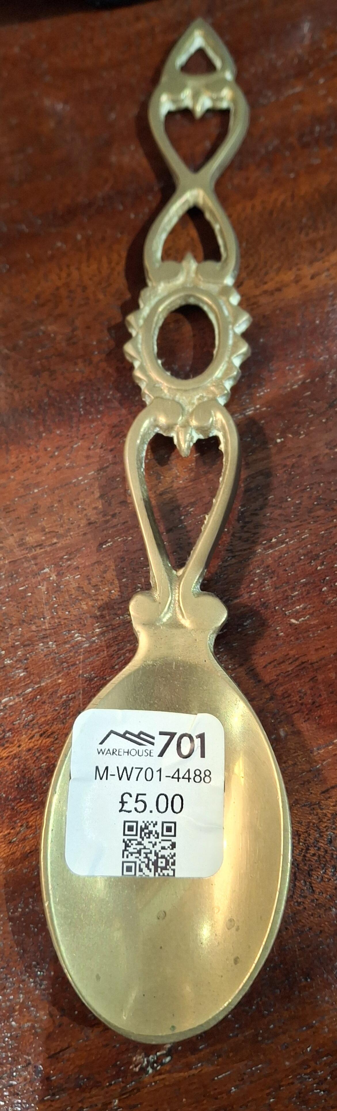 Charming Vintage Brass Spoons - BAM290