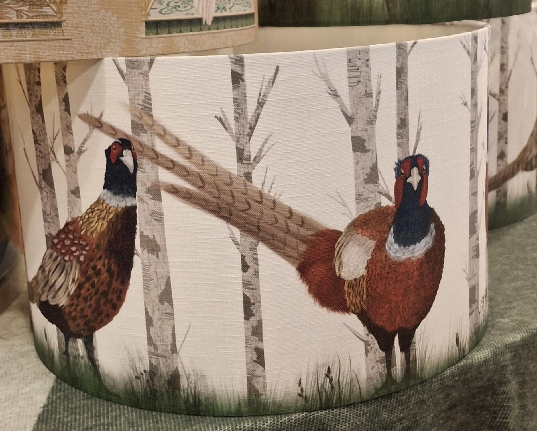 Large Pheasant Lampshade