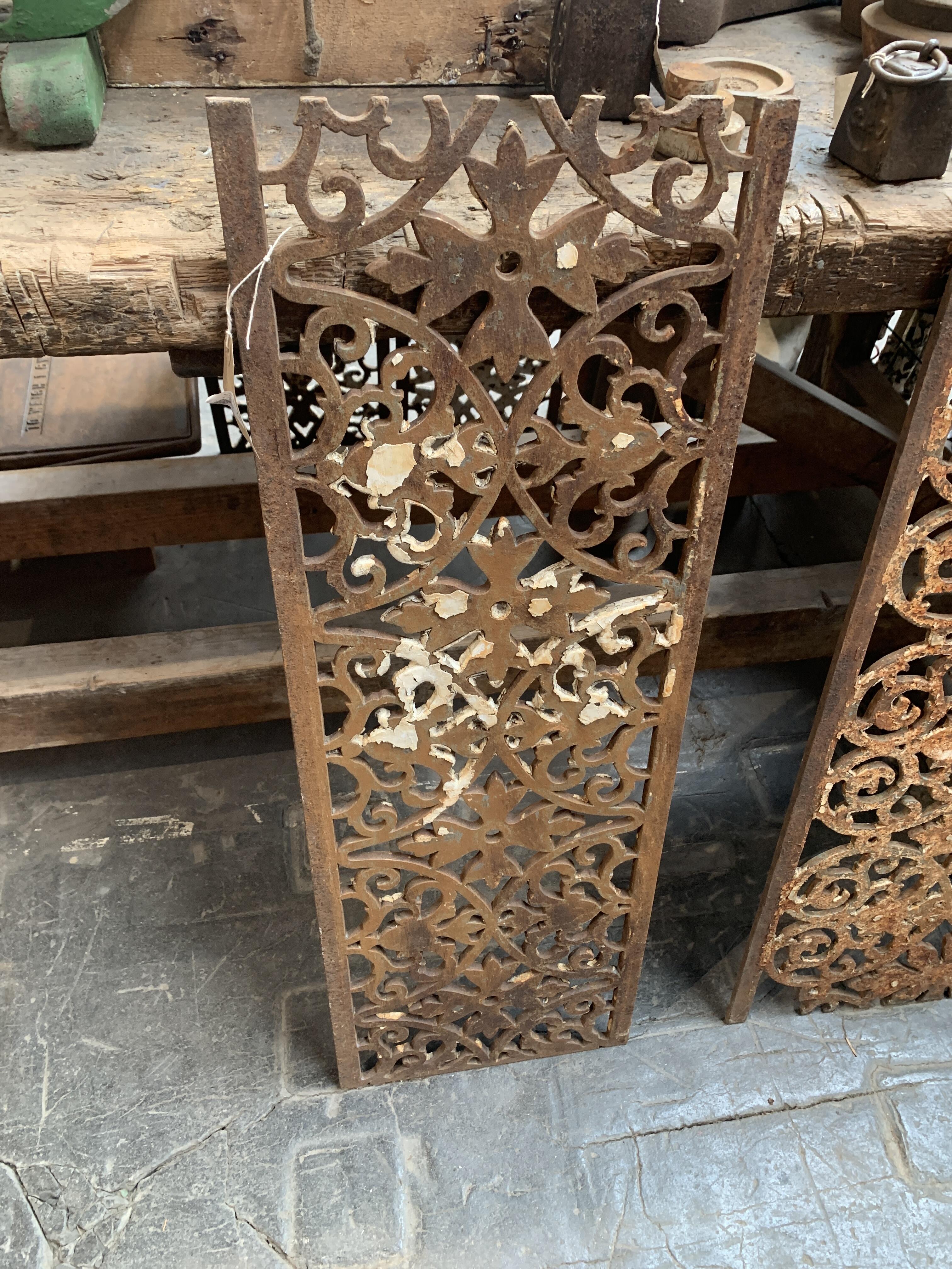 Victorian Cast Iron Decorative Panel - Small