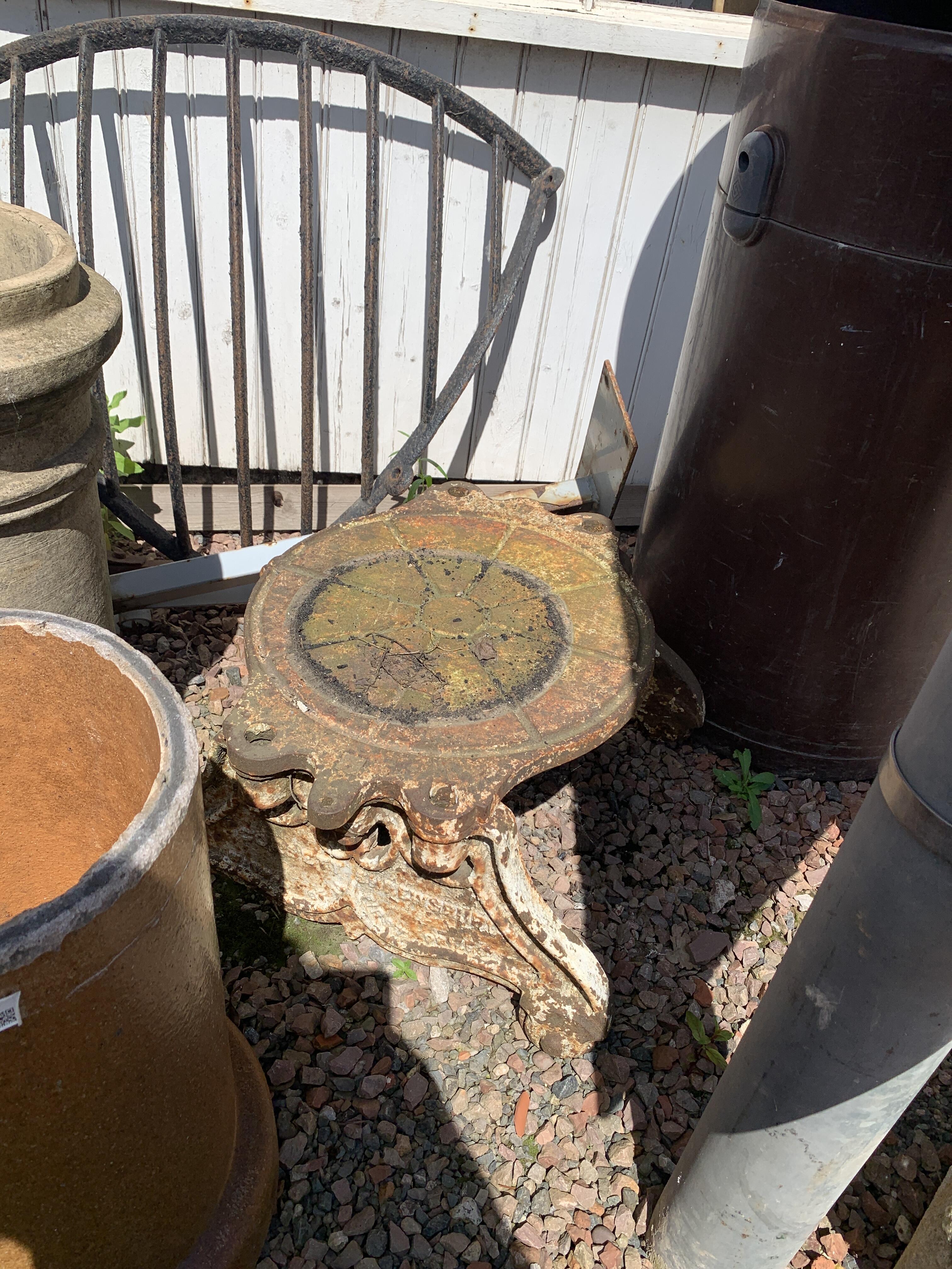 Vintage Reclaimed Cheese Press Base