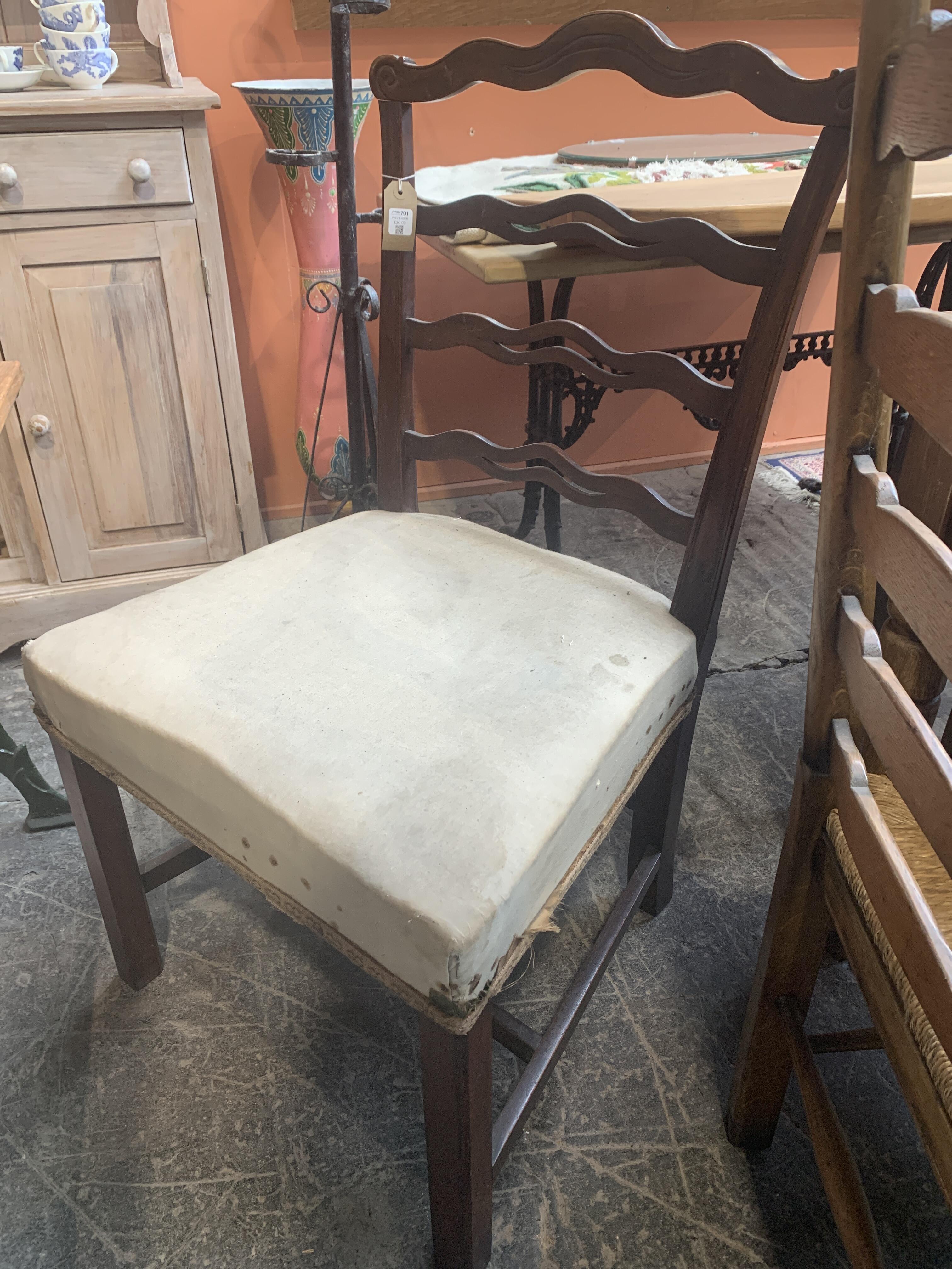 19th Century Chair for Reupholstery