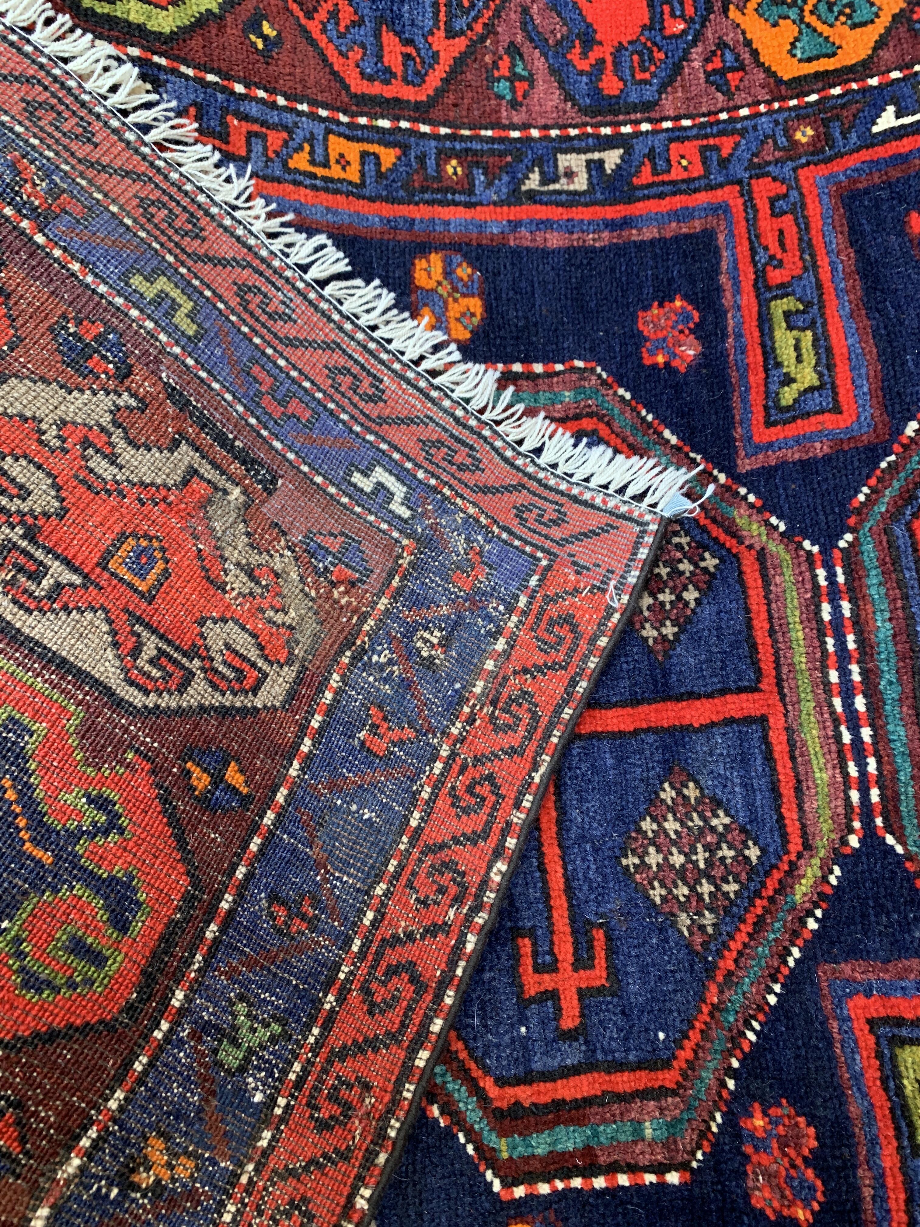 Antique South Caucasian Kazak Rug 215cm x 137cm