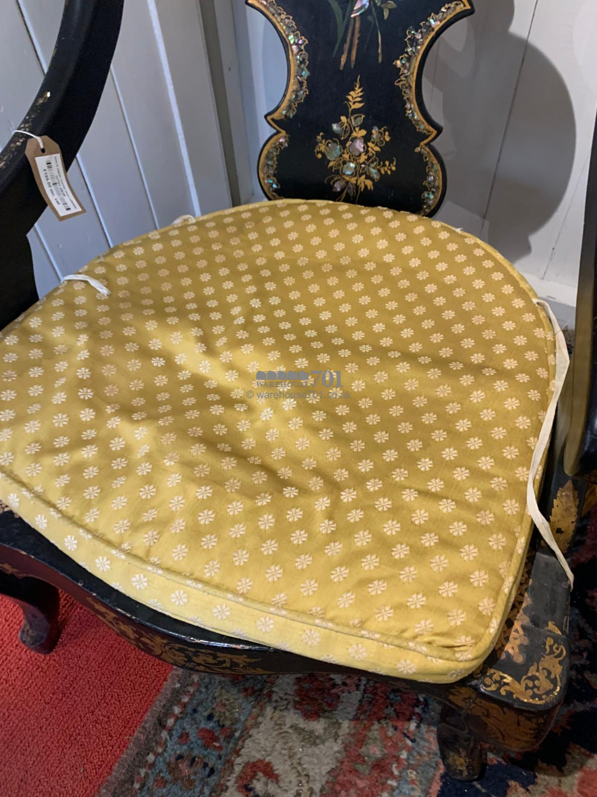 19th C papier mache chair