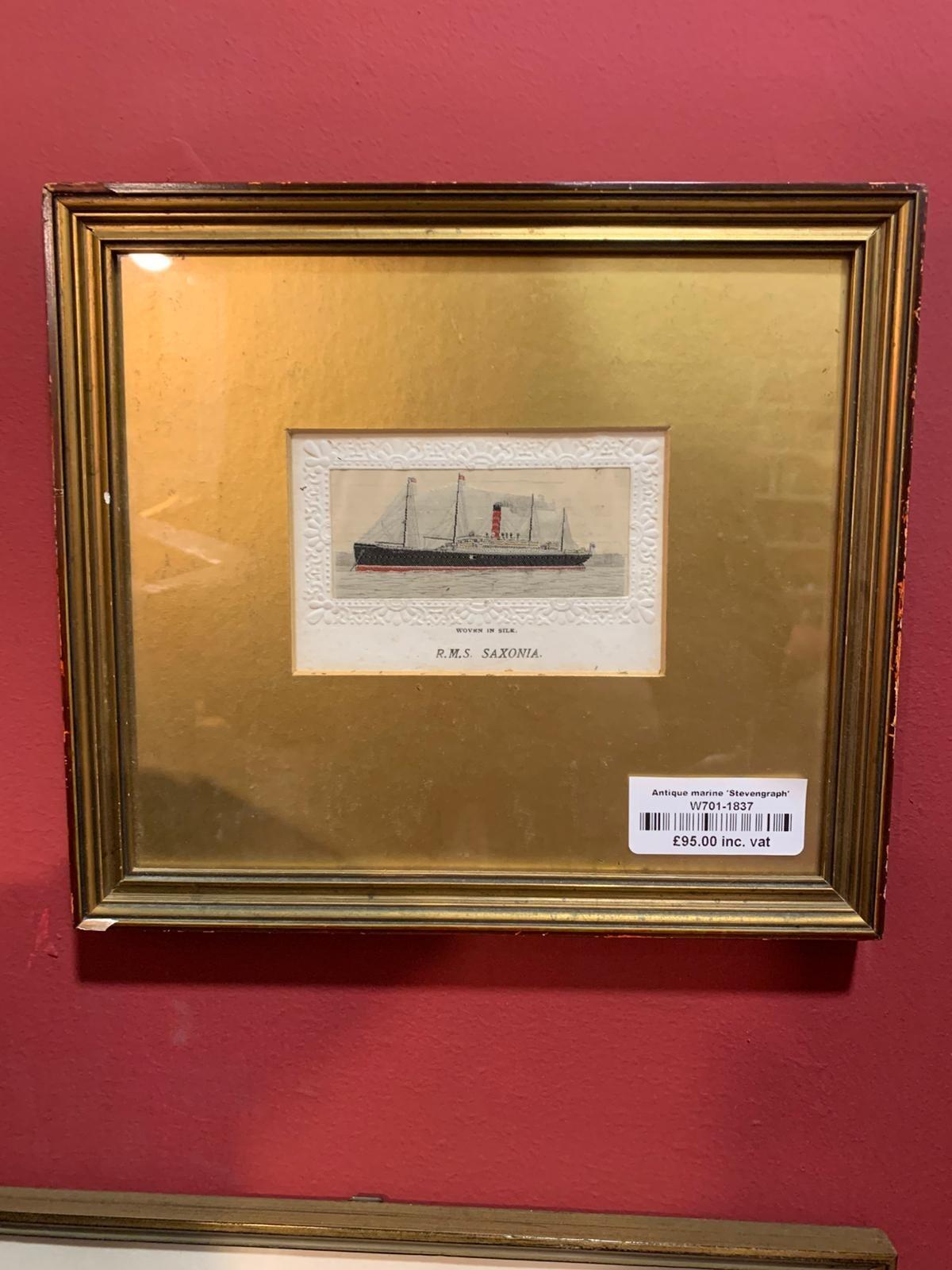 Antique Stevengraphs of ships