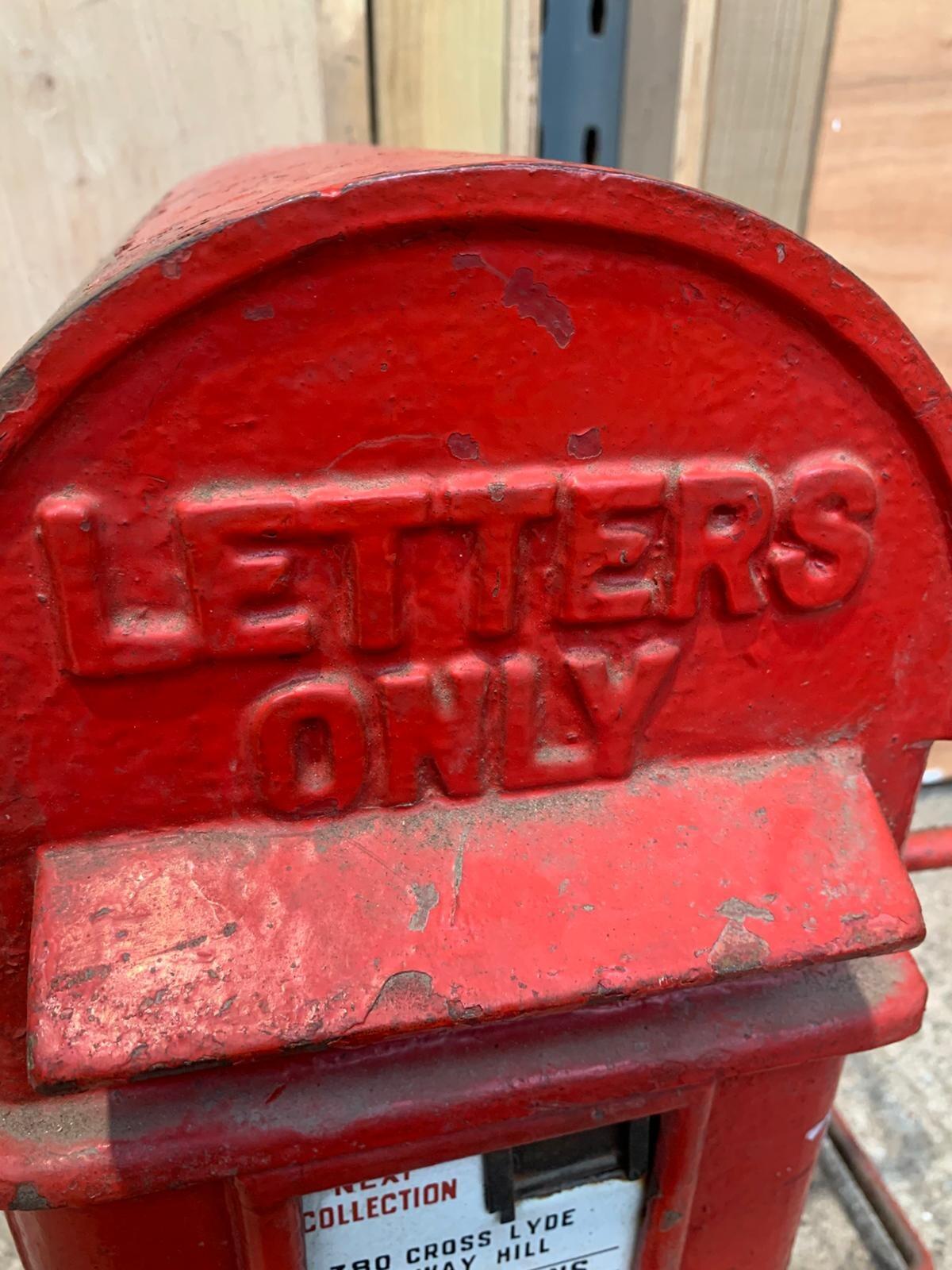 George V 'Hovis' Top Short door Post Box - LB210 Garway Hill Herefordshire