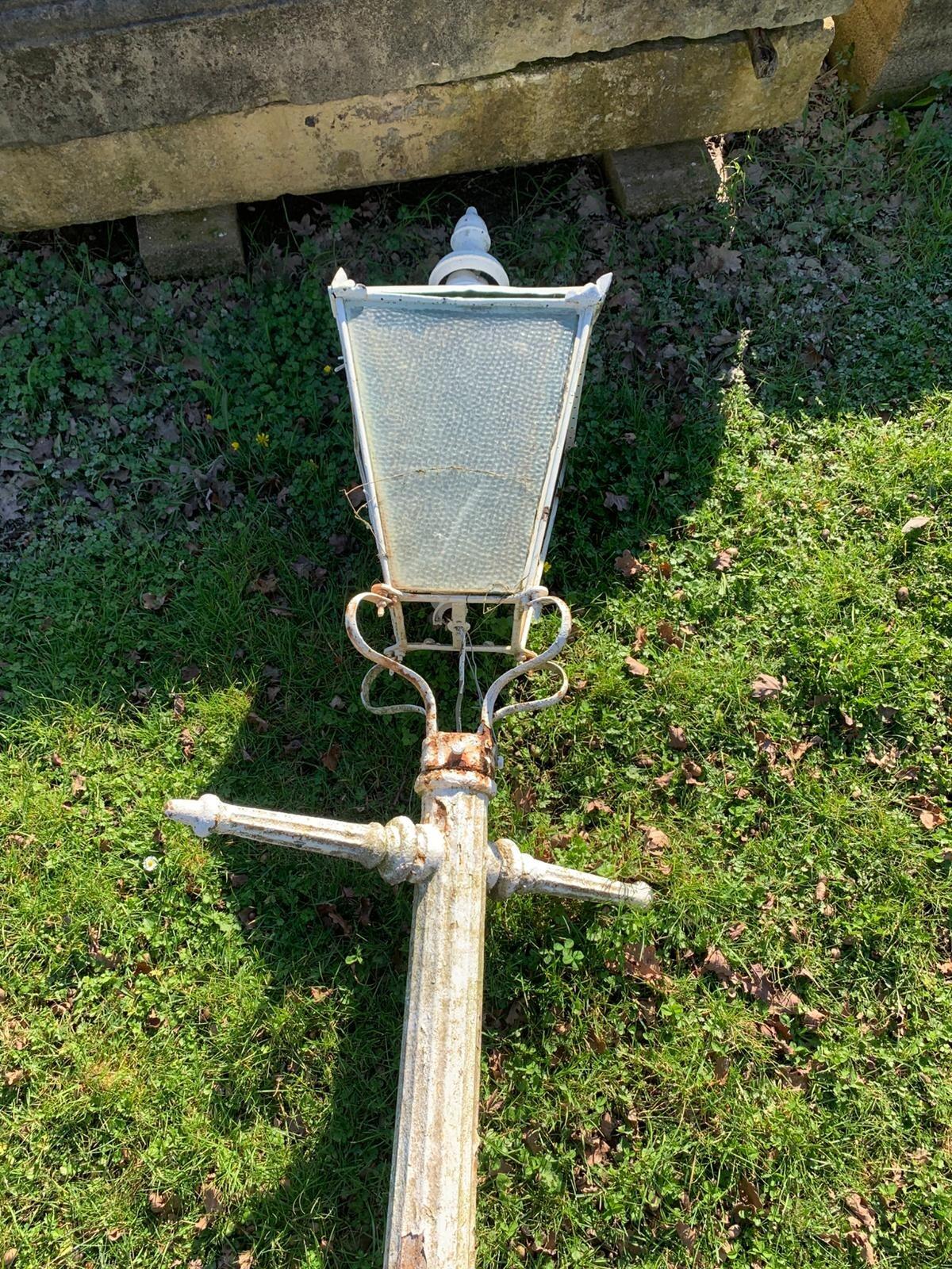 Antique Street Lamp And Post
