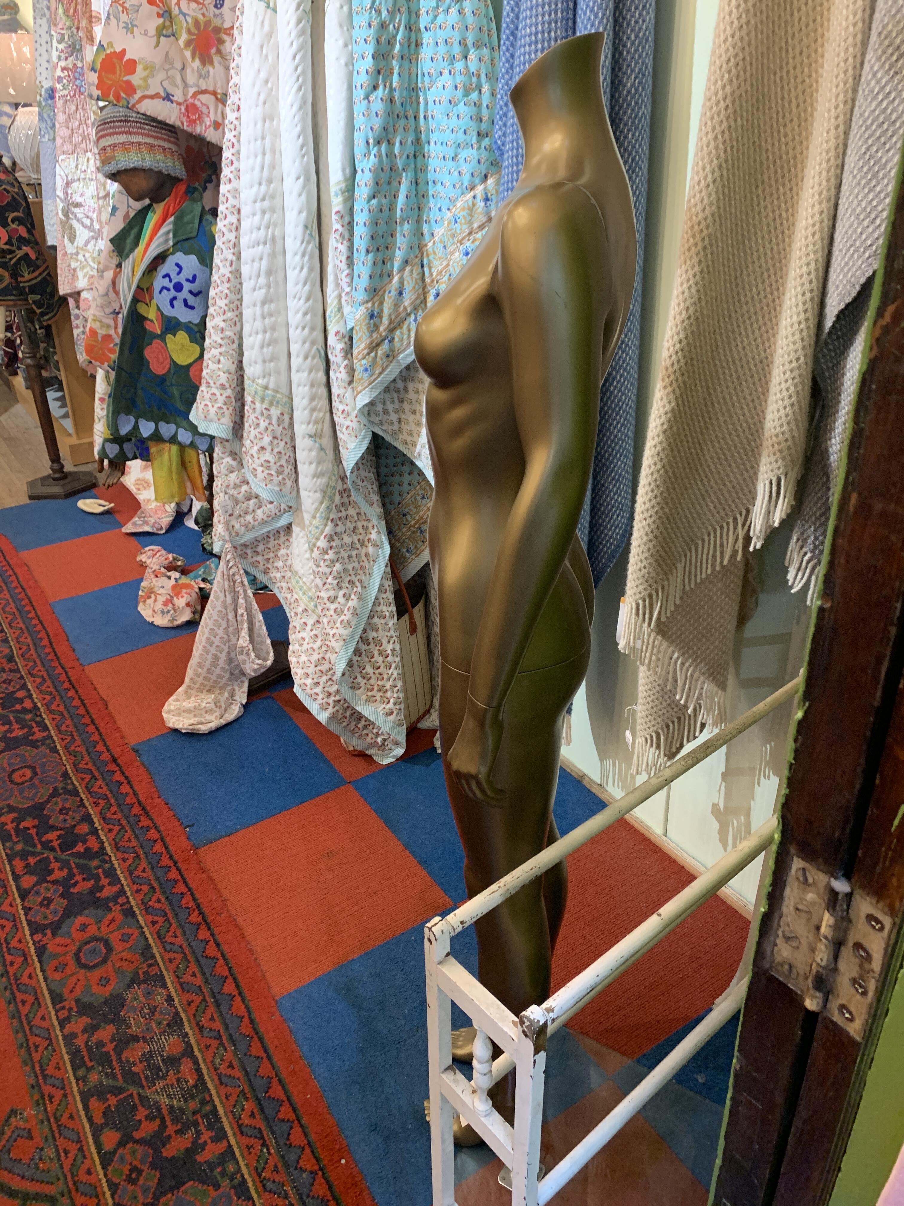 Gold Reclaimed Mannequin - 165cm Tall