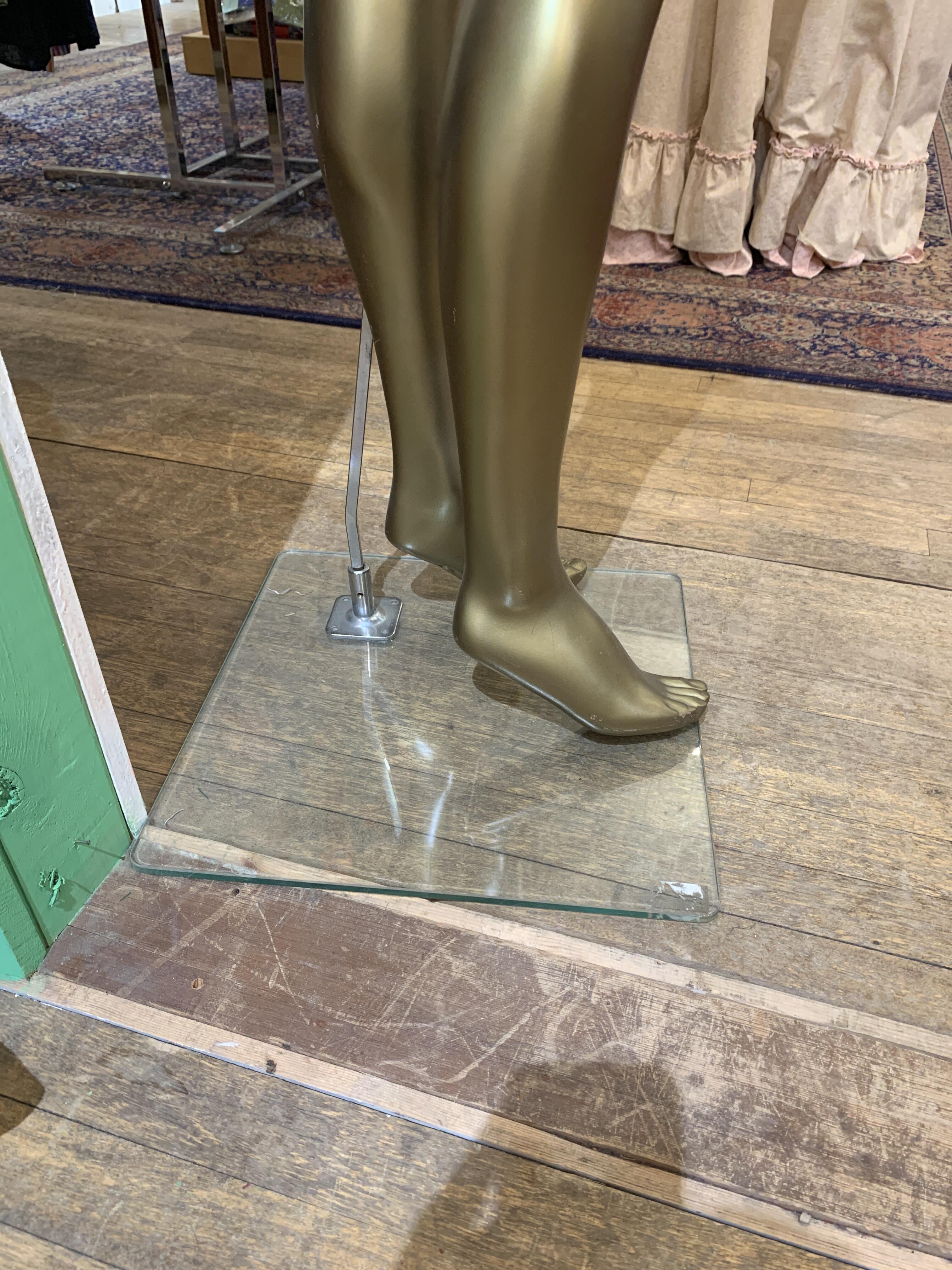 Gold Reclaimed Mannequin - 165cm Tall