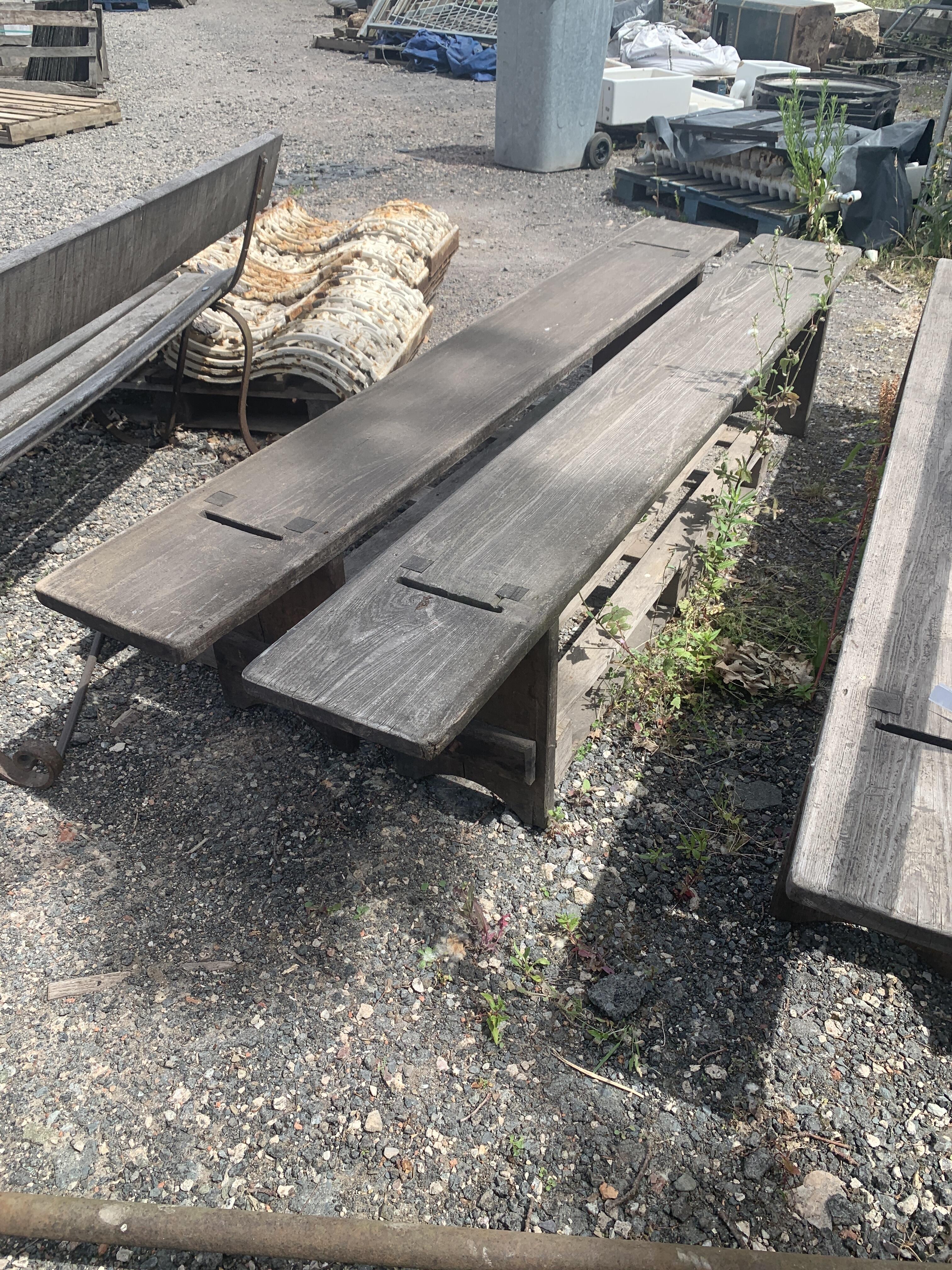Reclaimed Tram Bench (No Back) - 228cm