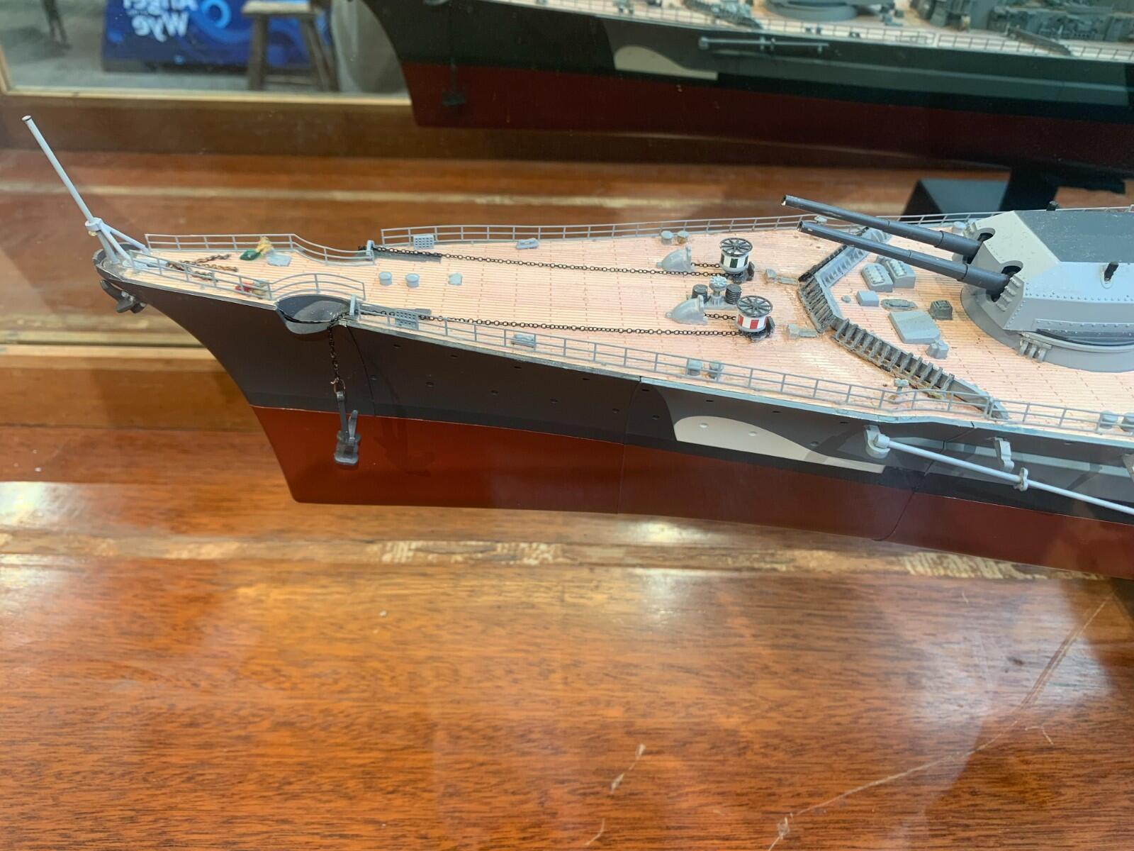 1/200 Bismarck model battle ship remote control