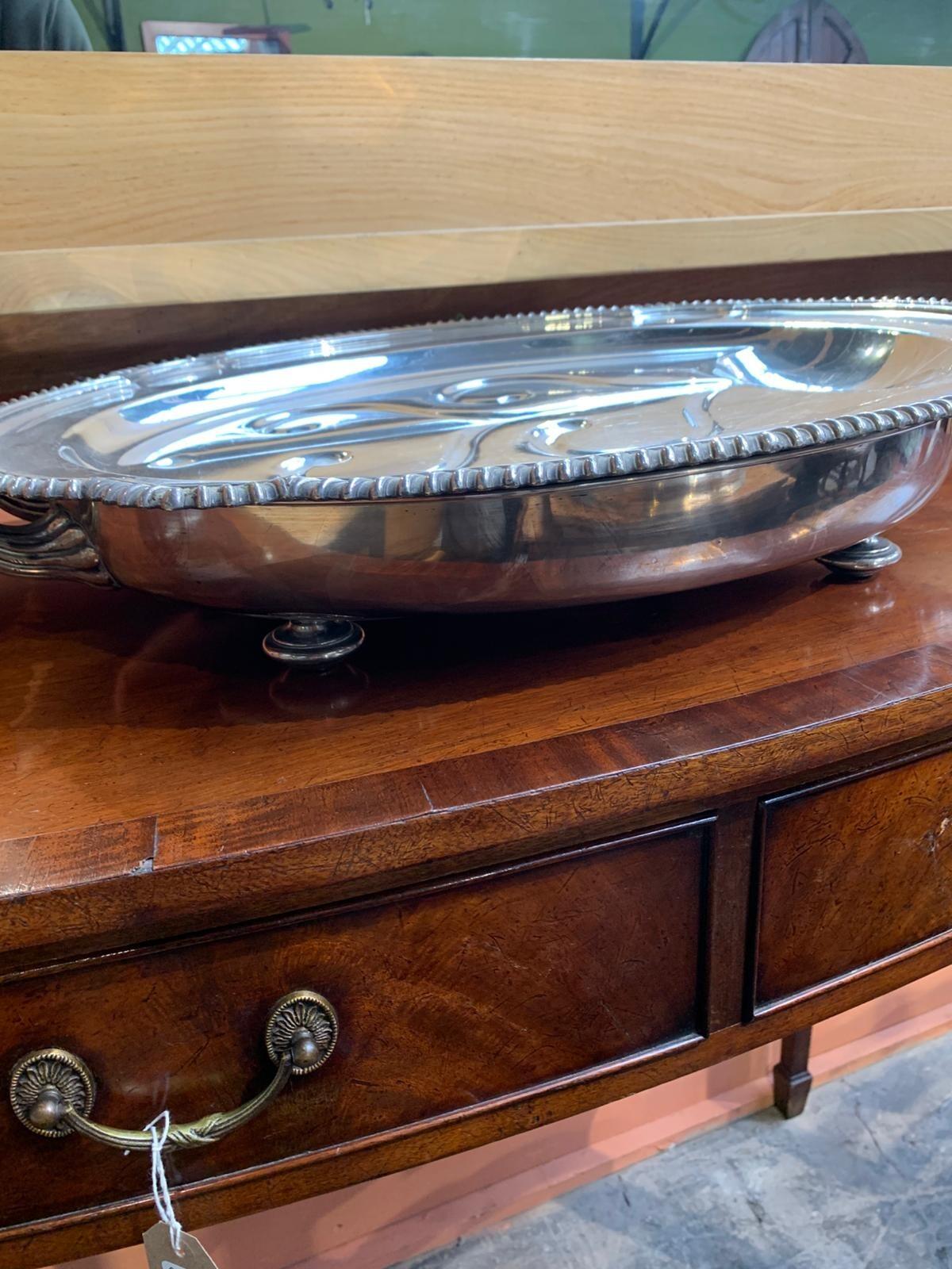 Large meat dome and platter