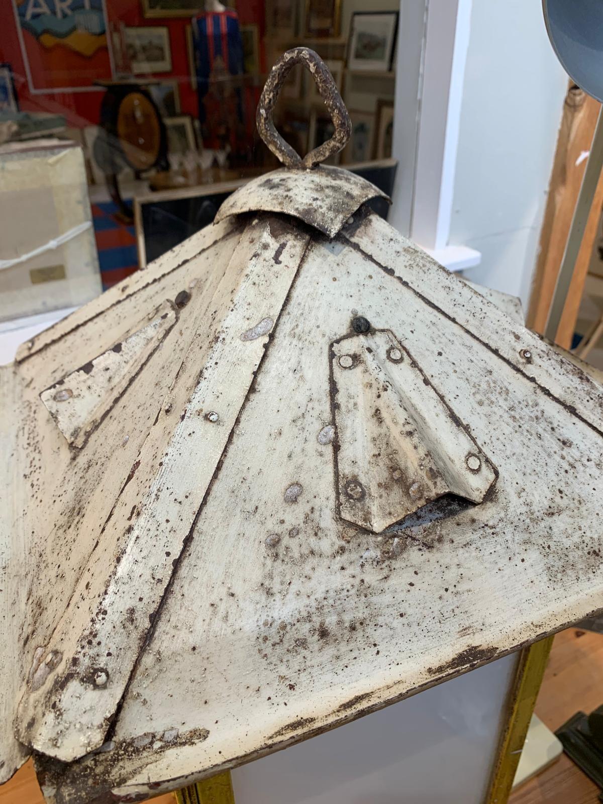 Peculiar iron latern - roof vent
