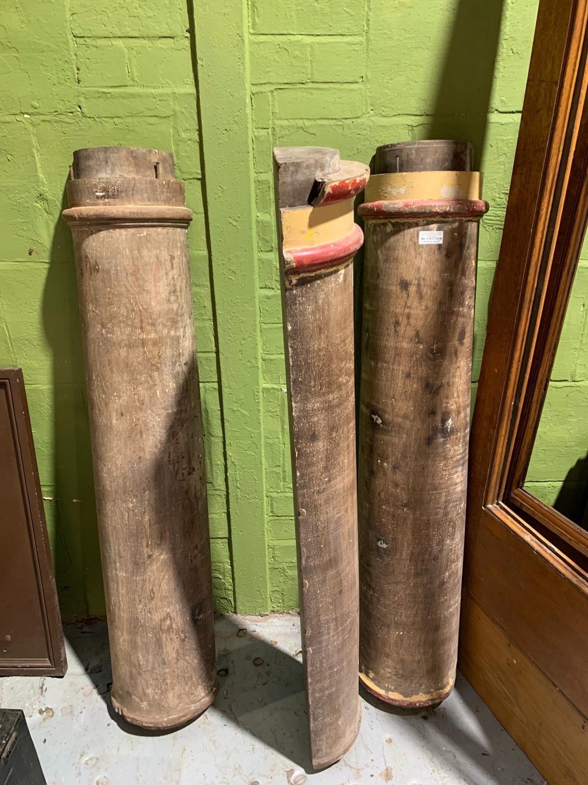 1.46m wooden columns from Weymouth sea-front hotel