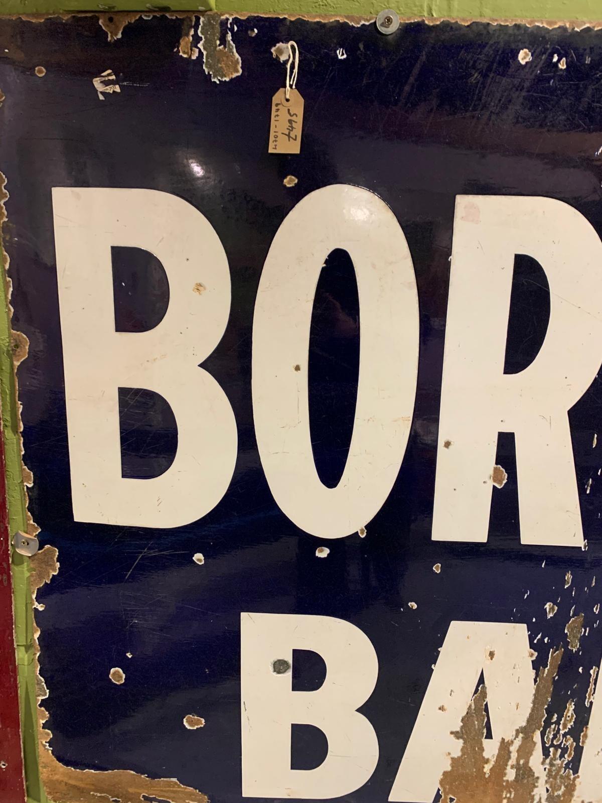 Borwicks Baking metal sign