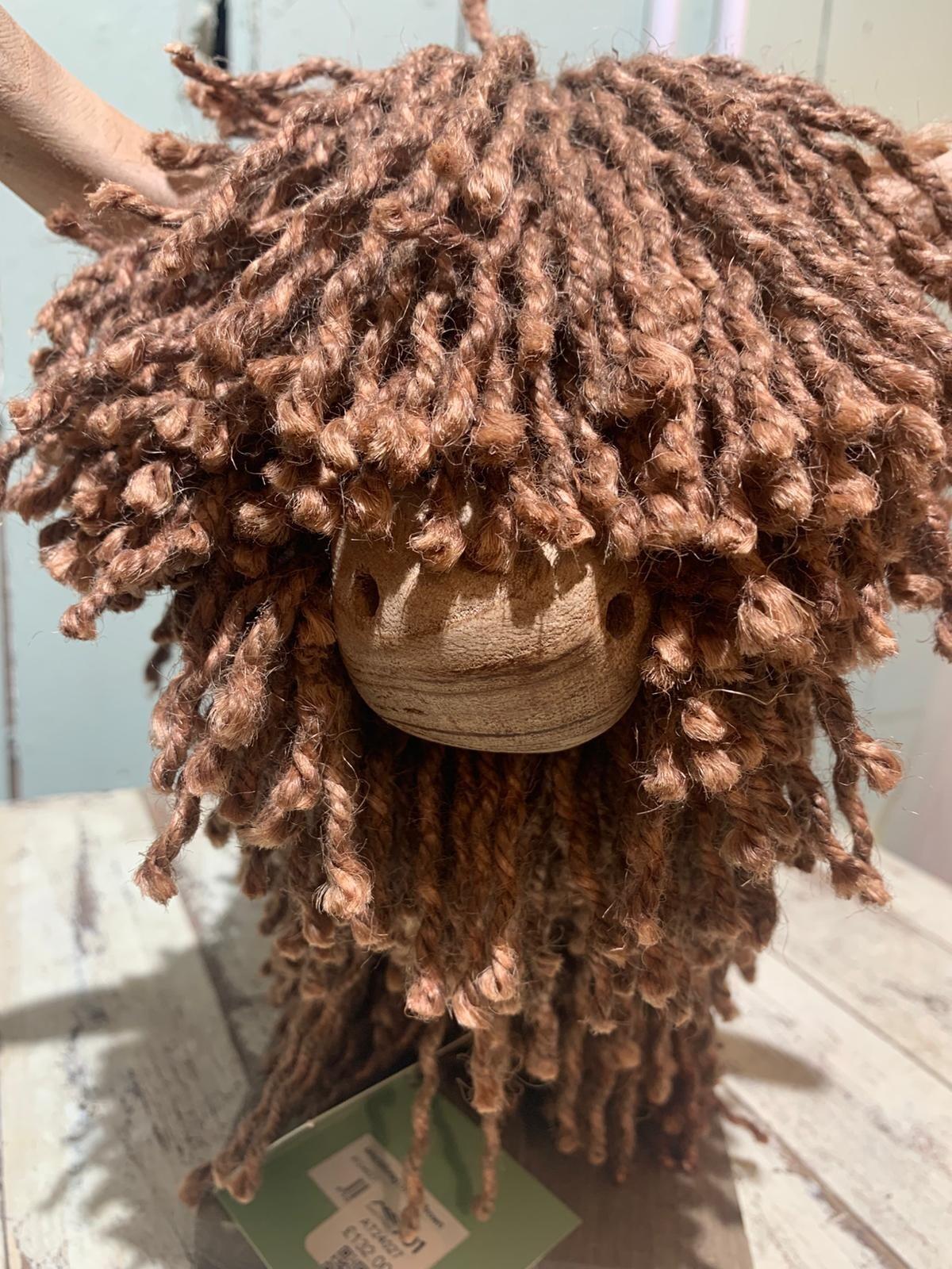 Morag Teeny Weeny Jute Brown Cow