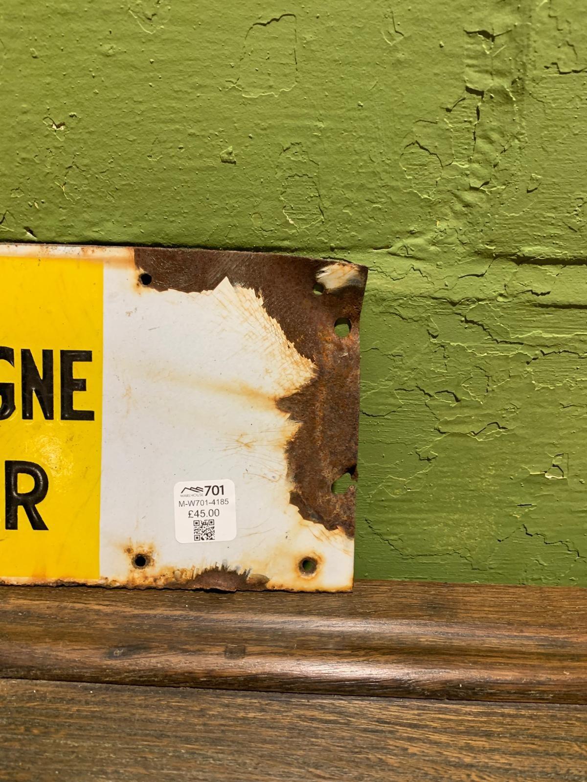 Vintage Gascoigne milk tin sign