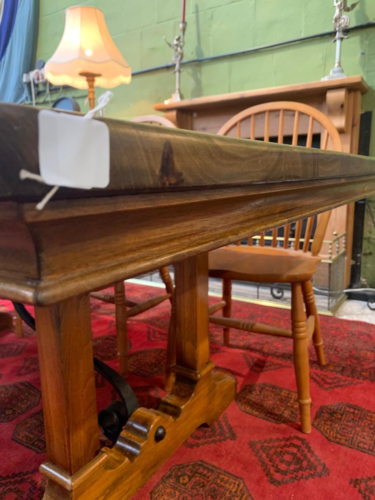 Vintage Spanish style chestnut ref table