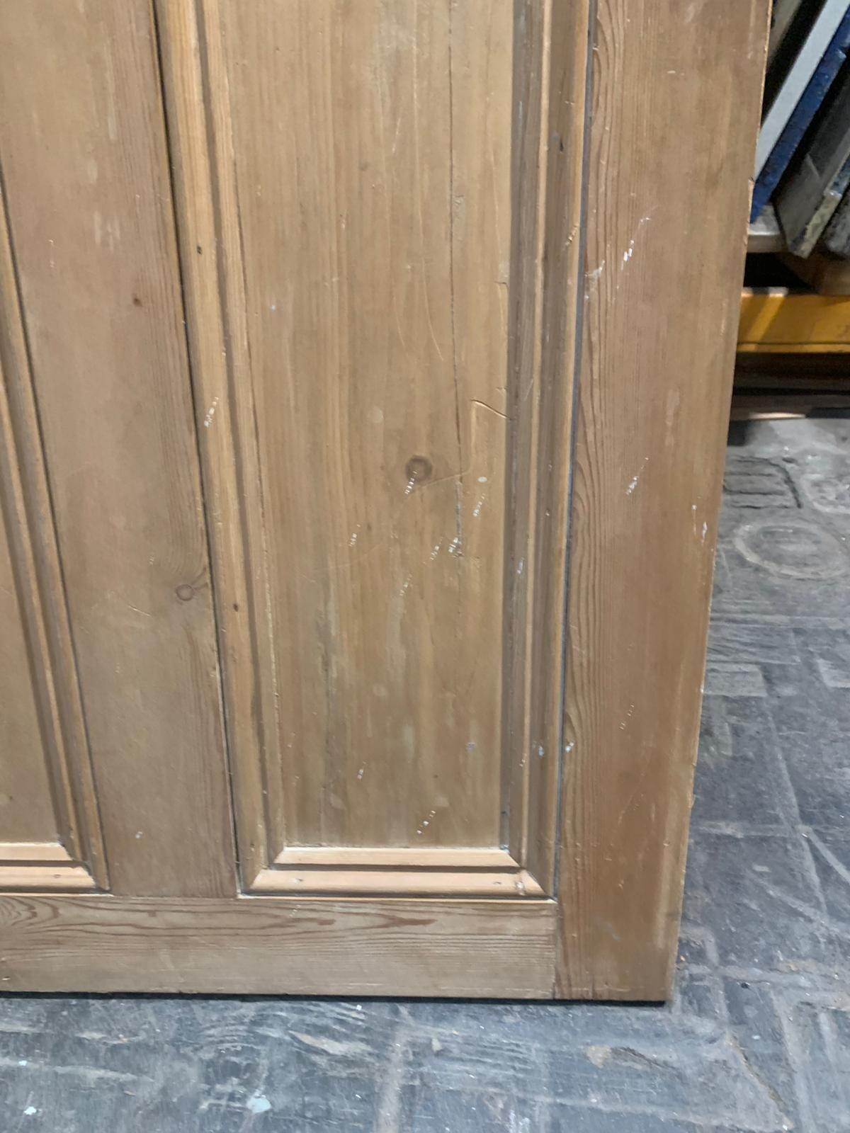 Door pitch pine 4 panel plus fittings 80.0 x 225.0 x 4.0