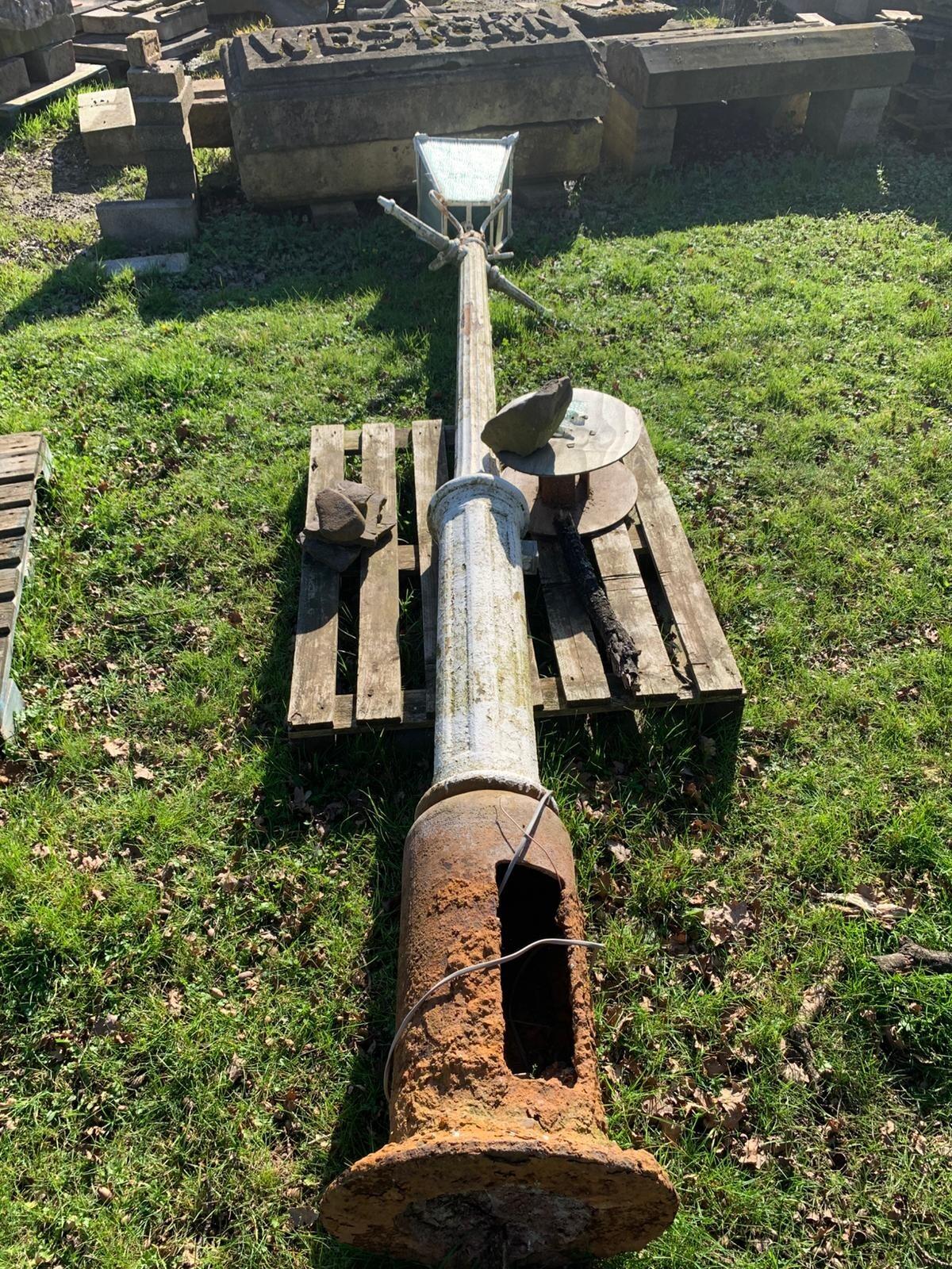 Antique Street Lamp And Post