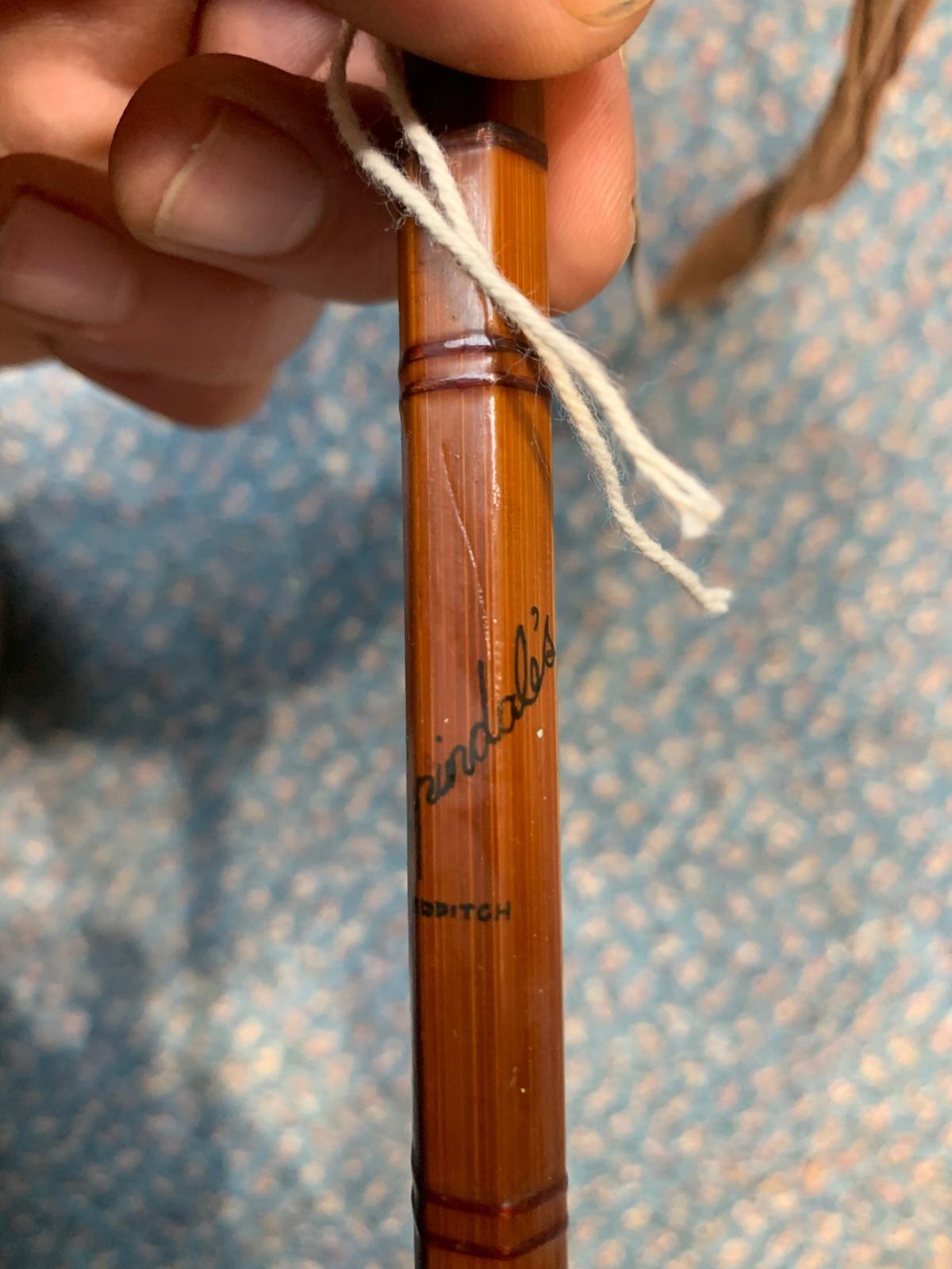 Aspindale's 11ft Split Cane Fishing Rod w/ Bag